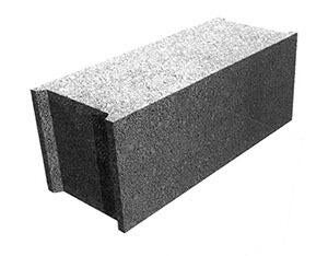 Parpaing plein béton NF l.10 x L.50 x H.20 cm