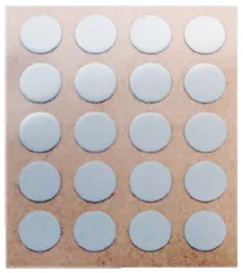 26X Cache Vis Adhésif Autocollant Bois Naturel Diamètre 14 Mm Bouchon Trou Meuble Table Chaise