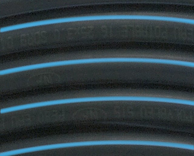 Tuyau polyéthylène trait bleu Diam. 40 mm en couronne Long.50 m