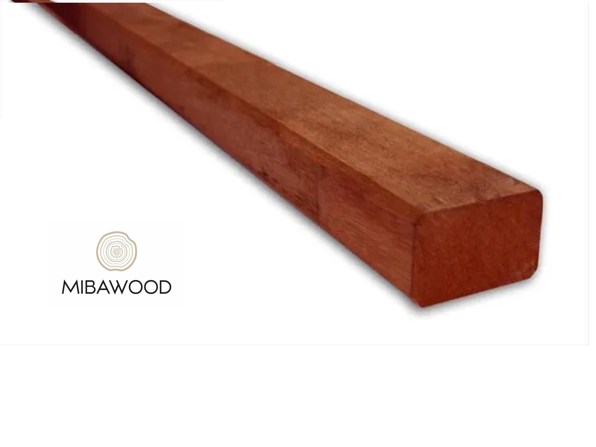 Pack 4 travesaños de madera Massaranduba FSC para suelo ancho 6 cm x 2. ...