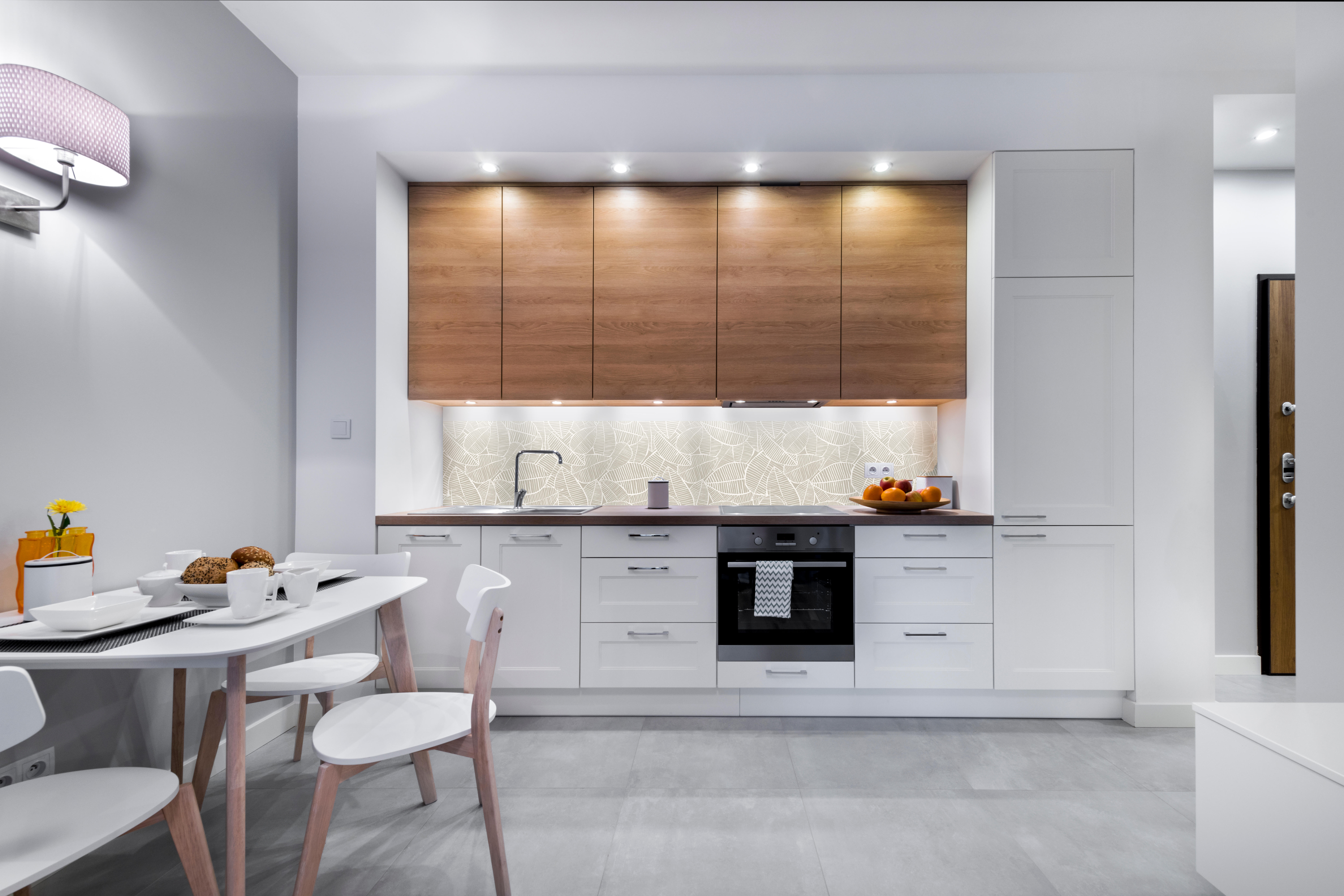 Crédence adhésive Vinyl way, feuille beige, 40x198cm - 2