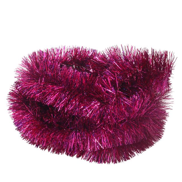 Łańcuch choinkowy 300x10cm różowy