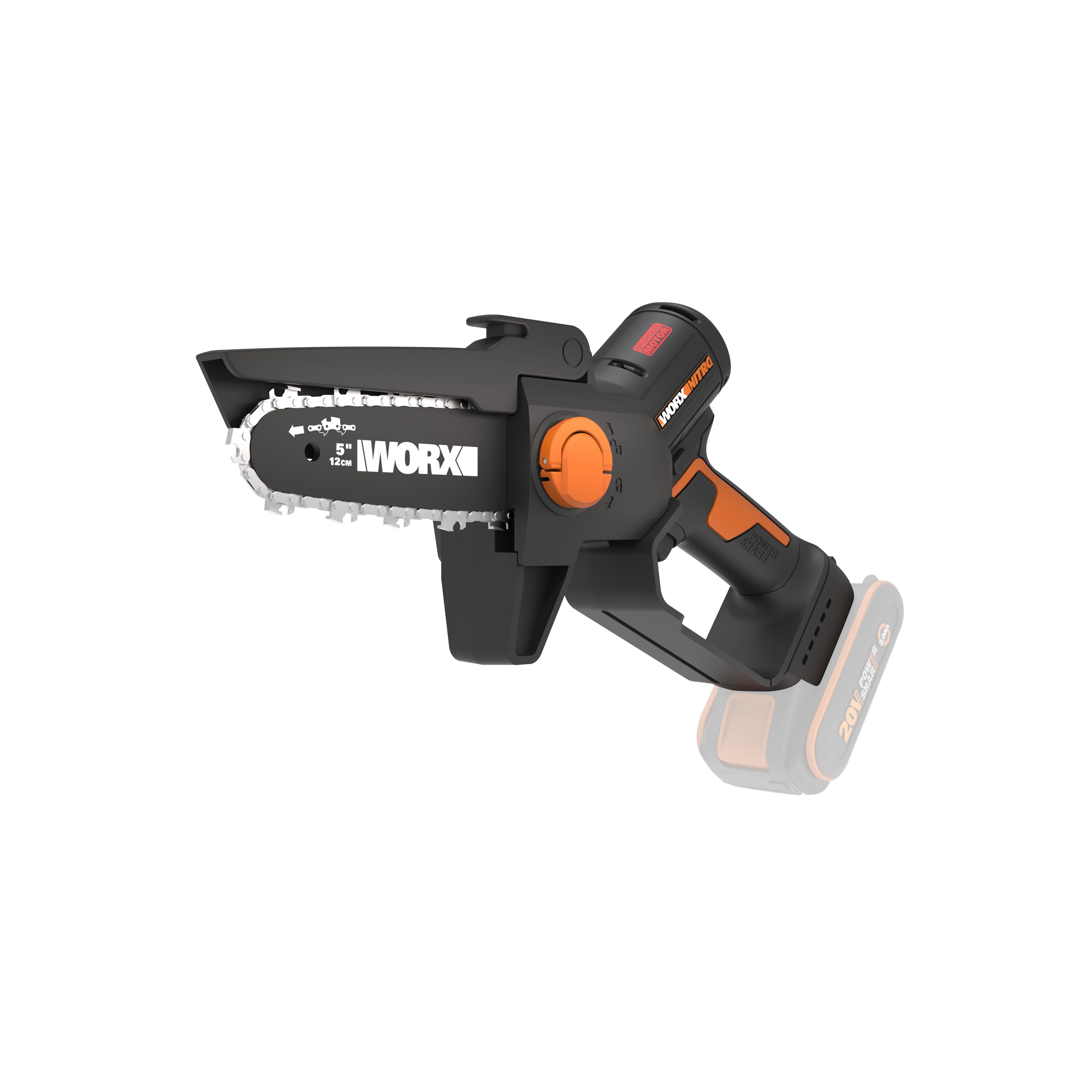 Potatore a batteria WORX Powershare WG325E 2Ah 20V barra da 12 cm, 1 batteria inclusa - 4