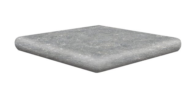 Peldaño extrusionado Ardenas efecto piedra gris / plata 33x33cm espesor 12mm