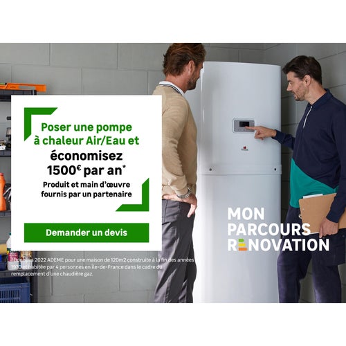 Installation pompe à chaleur air eau