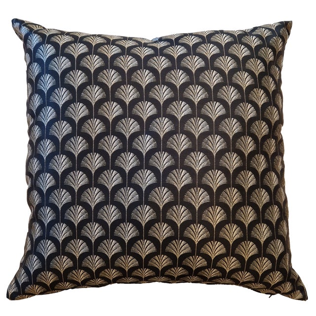 Fodera per cuscino Herni nero oro 60 x 60 cm