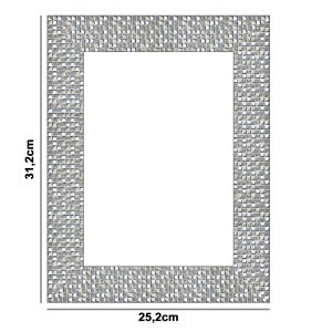 Cornice Legno 40x60 Cm Rosso Con Vetro Antiriflesso - Made In Germany - Foto 10