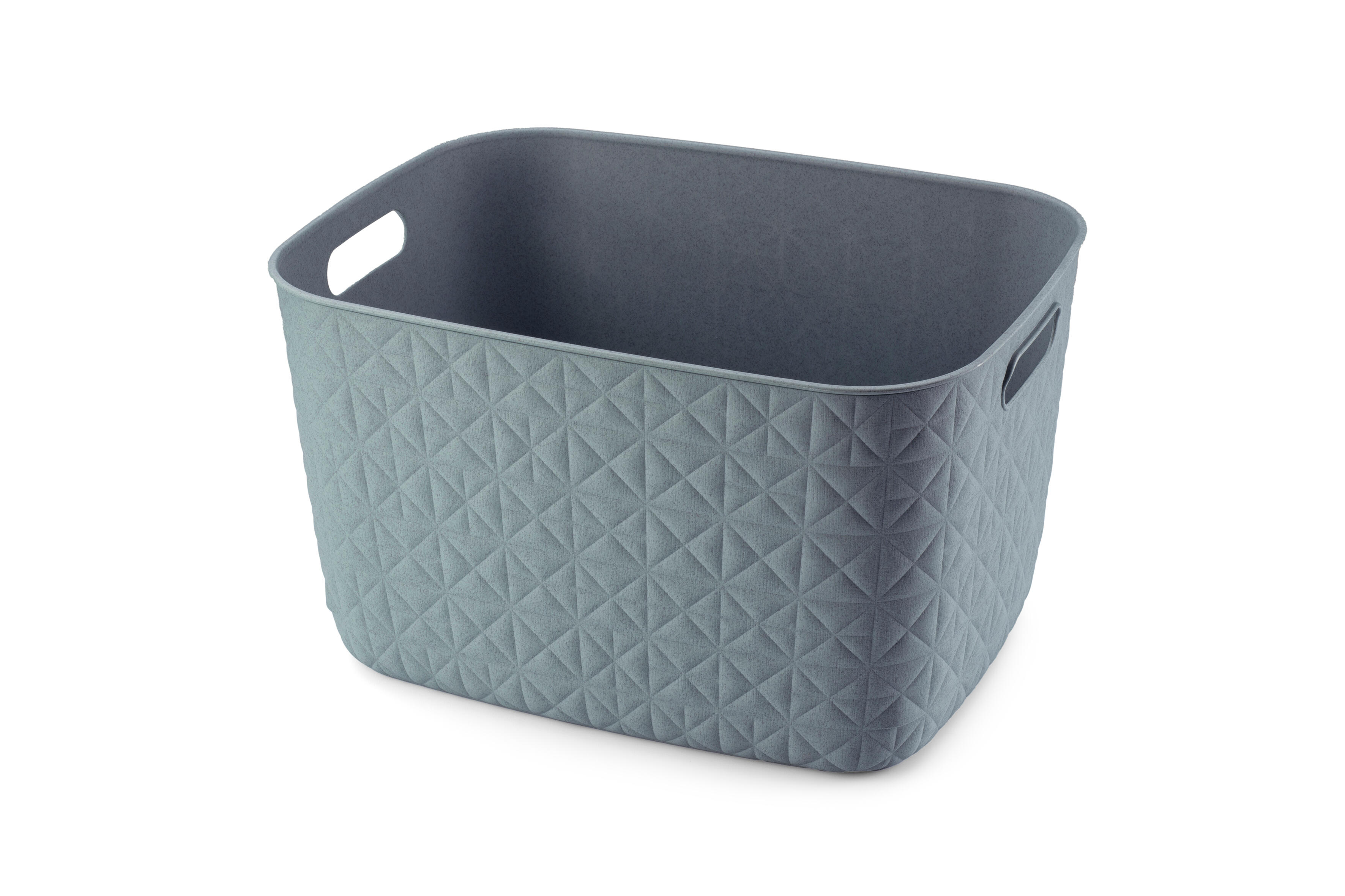 Cesta de polipropileno azul Softex 29.2x37.9x22.1cm - 4
