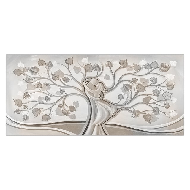 Quadro su tela Albero abbraccio mix, multicolore 143 x 65 cm