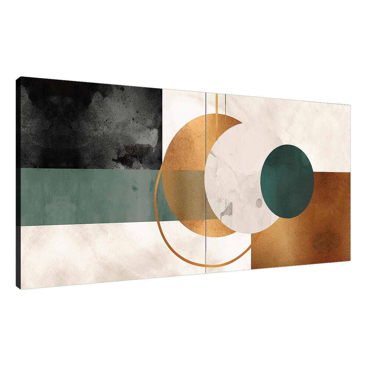 Quadro su tela Minimalism, multicolore 143 x 65 cm - 3