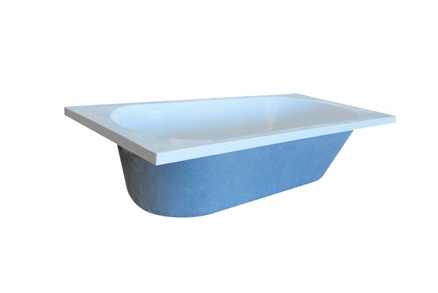 Baignoire rectangulaire blanche L.170 x l.70 cm Easy Bath - BALNEO