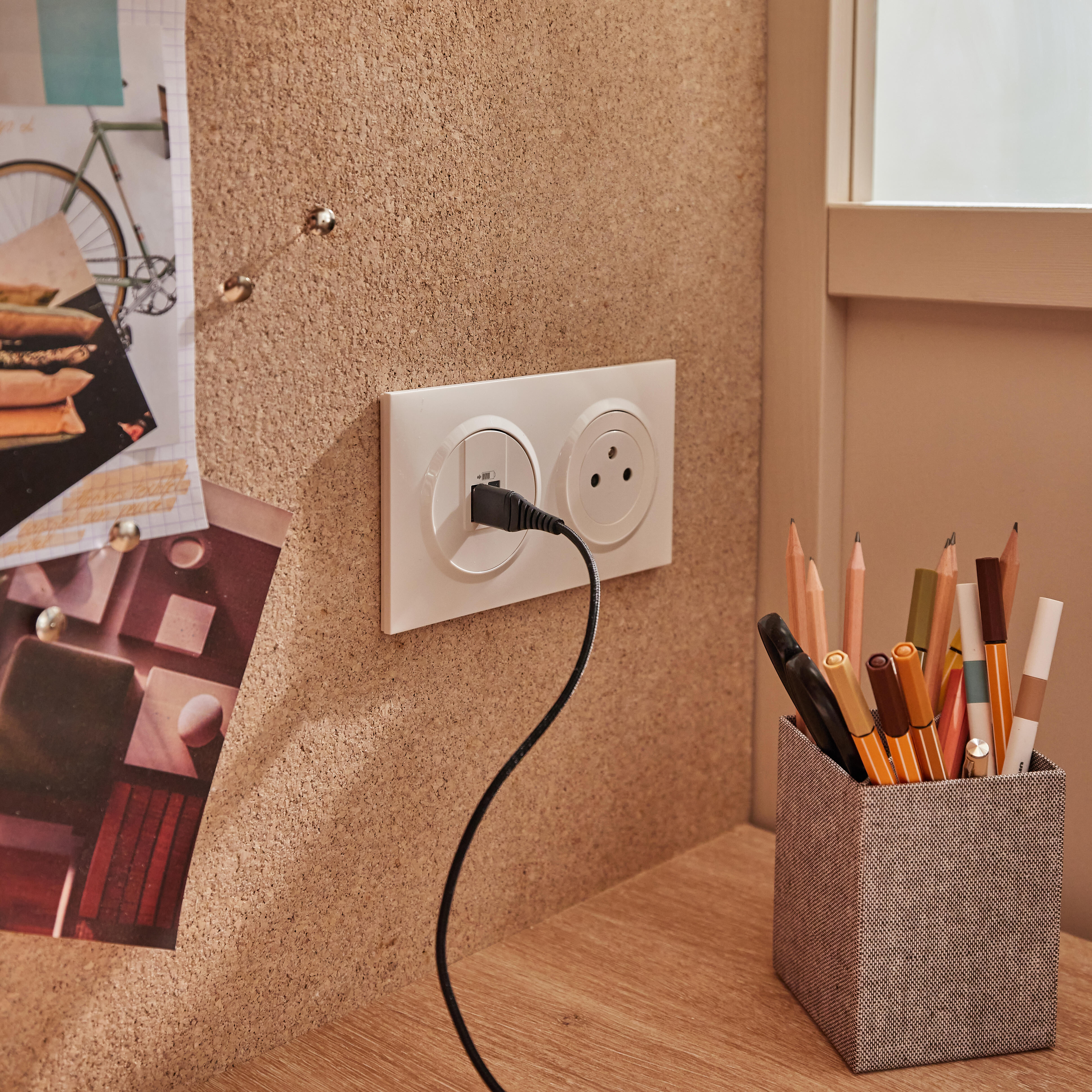 Prise chargeur usb A et C Dooxie, LEGRAND, blanc - 4