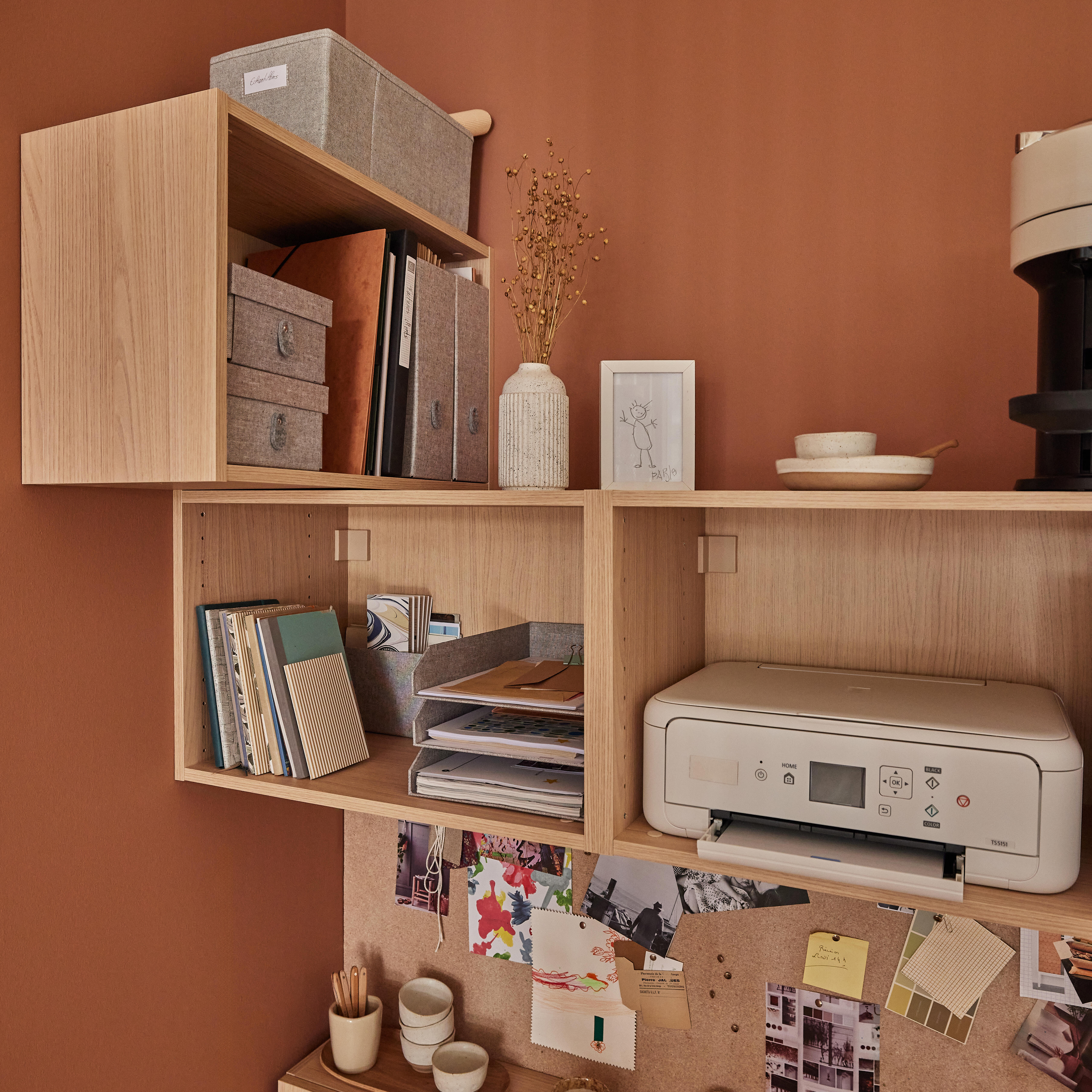 Módulo 38,4x60x38 cm carvalho Spaceo Evo'M - 10