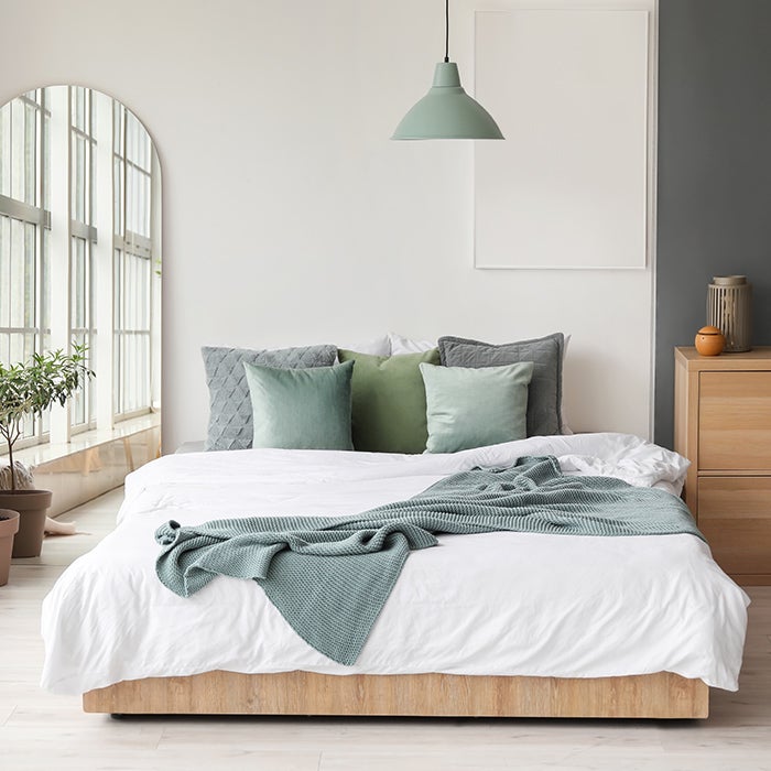 Venditamuebles - Base Letto Imbottita Futura 90X200cm 6 Gambe Con