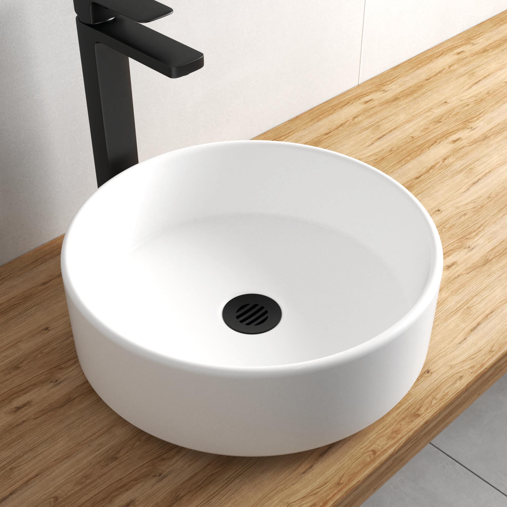 Sitko odpływowe do umywalki Free Flow czarne 80 mm Equation - 2