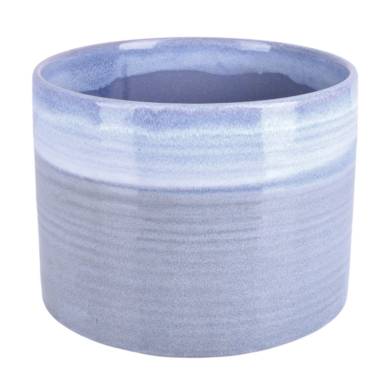 Osłonka doniczki ceramiczna Tresillo 14cm szara DHG