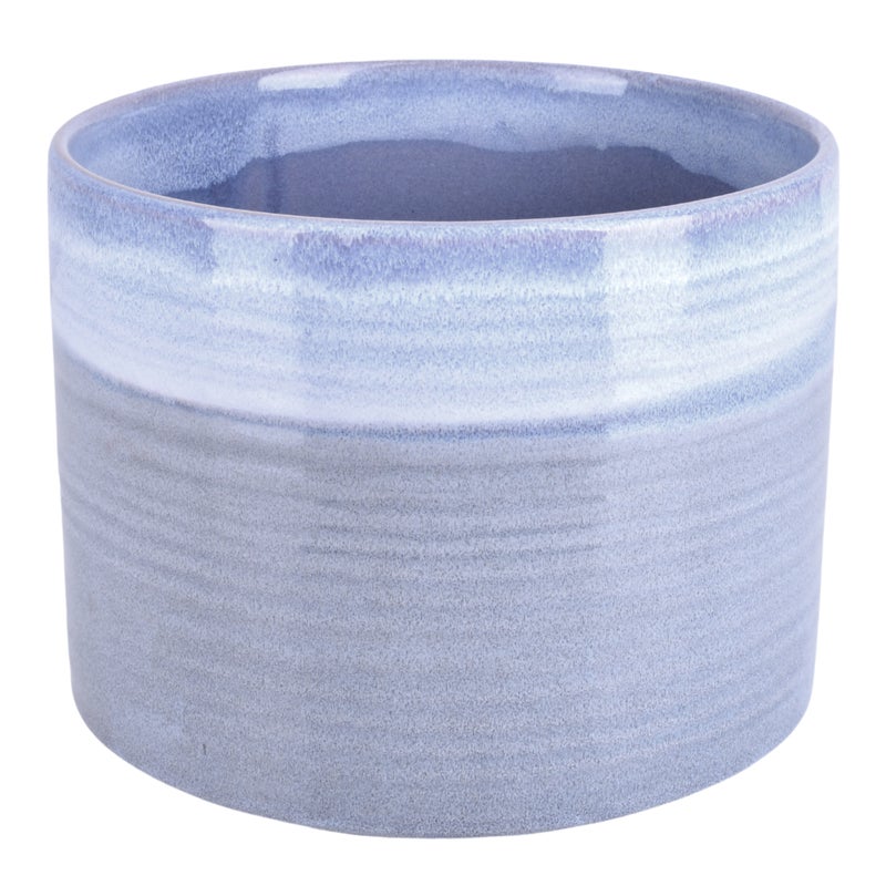 Osłonka doniczki ceramiczna Tresillo 27cm szara DHG