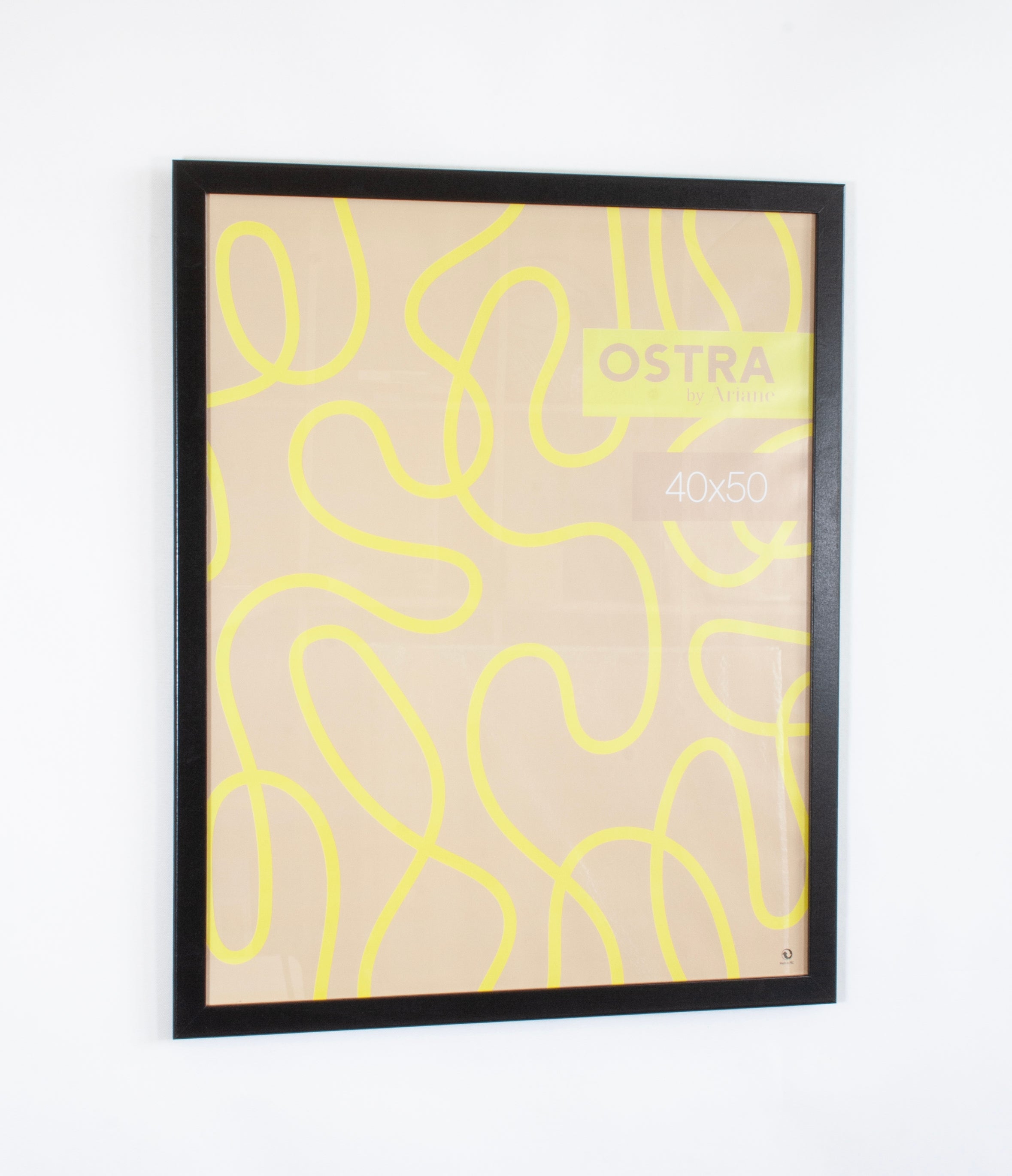 Cadre Ostra, H.50 x l.40 cm noir, ARIANE - 7