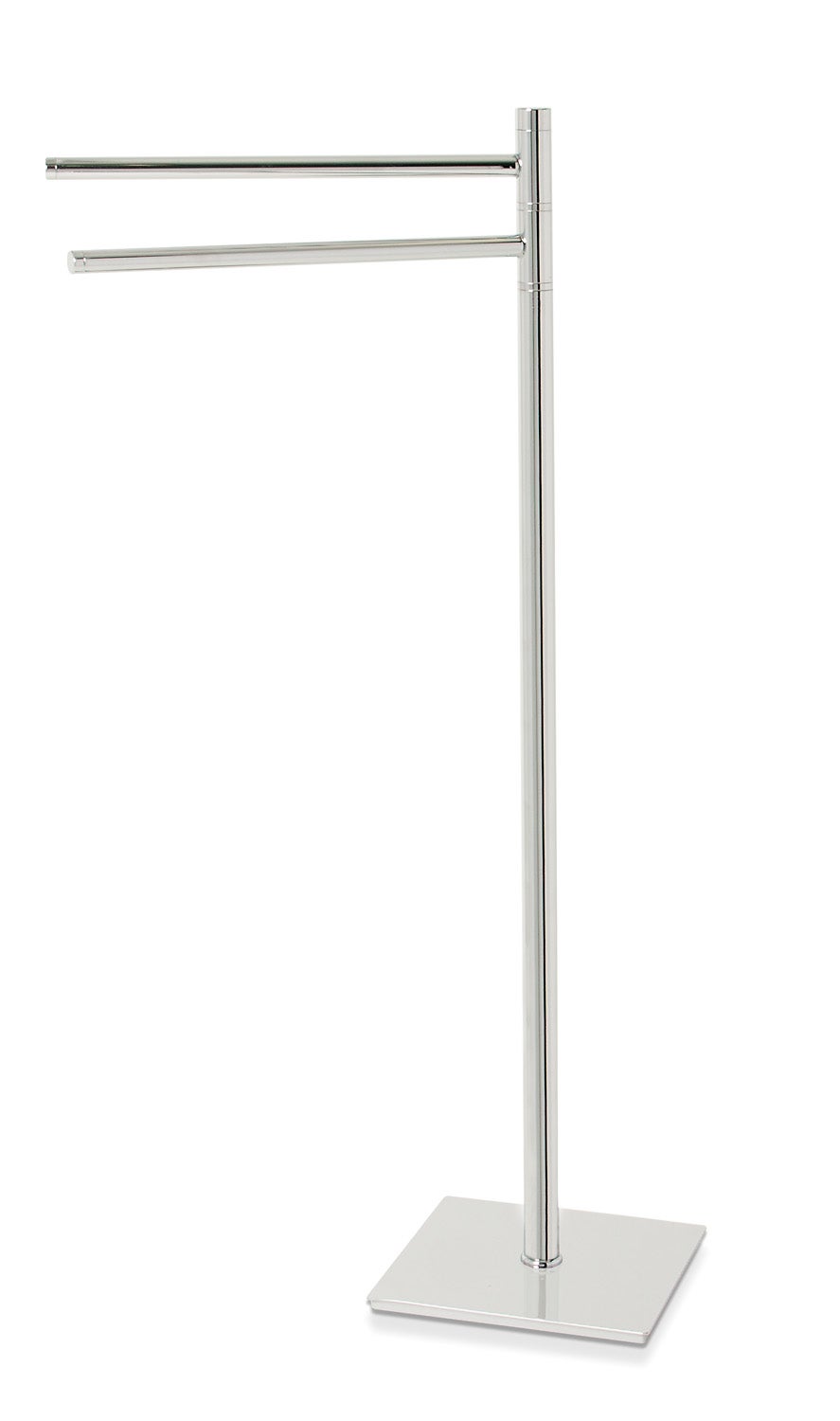 Toallero de pie matera plata 43x84 cm