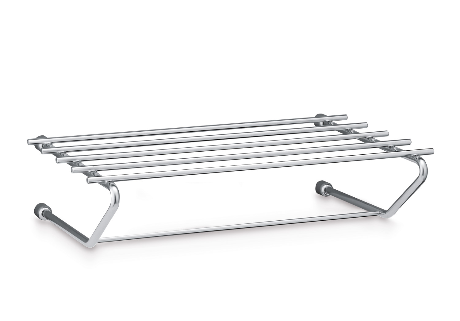Toallero ginebra cromado 40x11 cm
