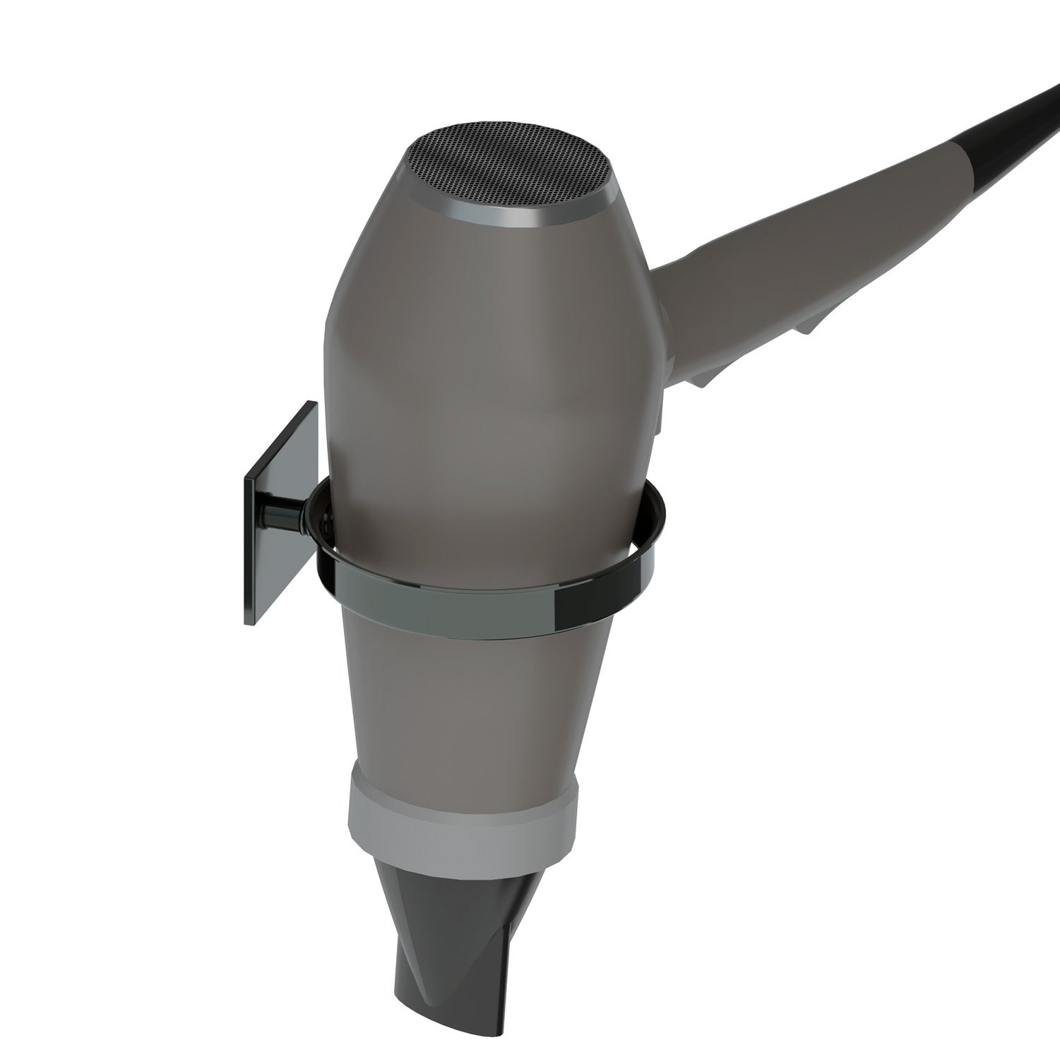 Toallero encolado lucca plata 10.5x13 cm