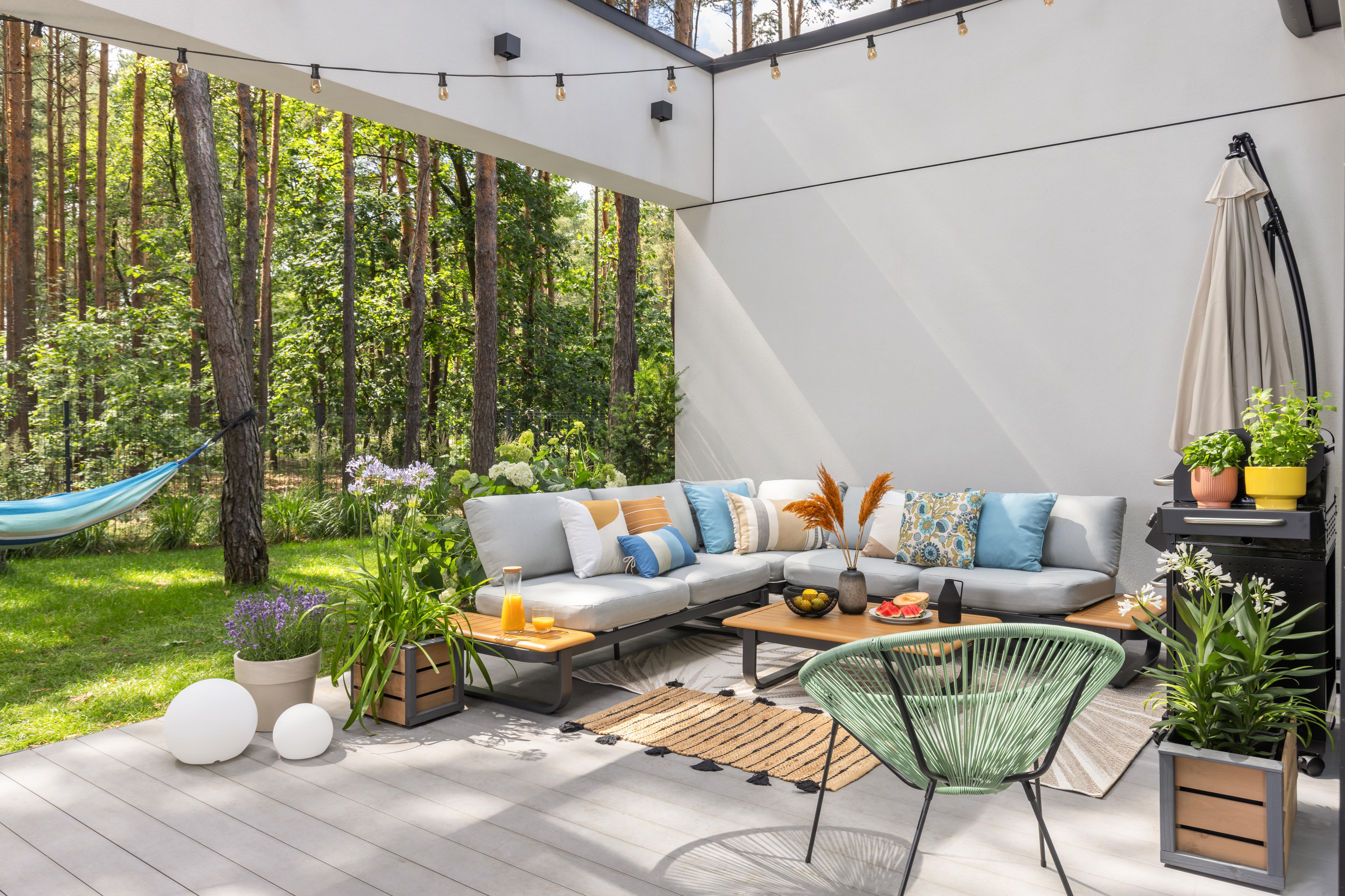 Meble ogrodowe zestaw Calypso szare Naterial - 2