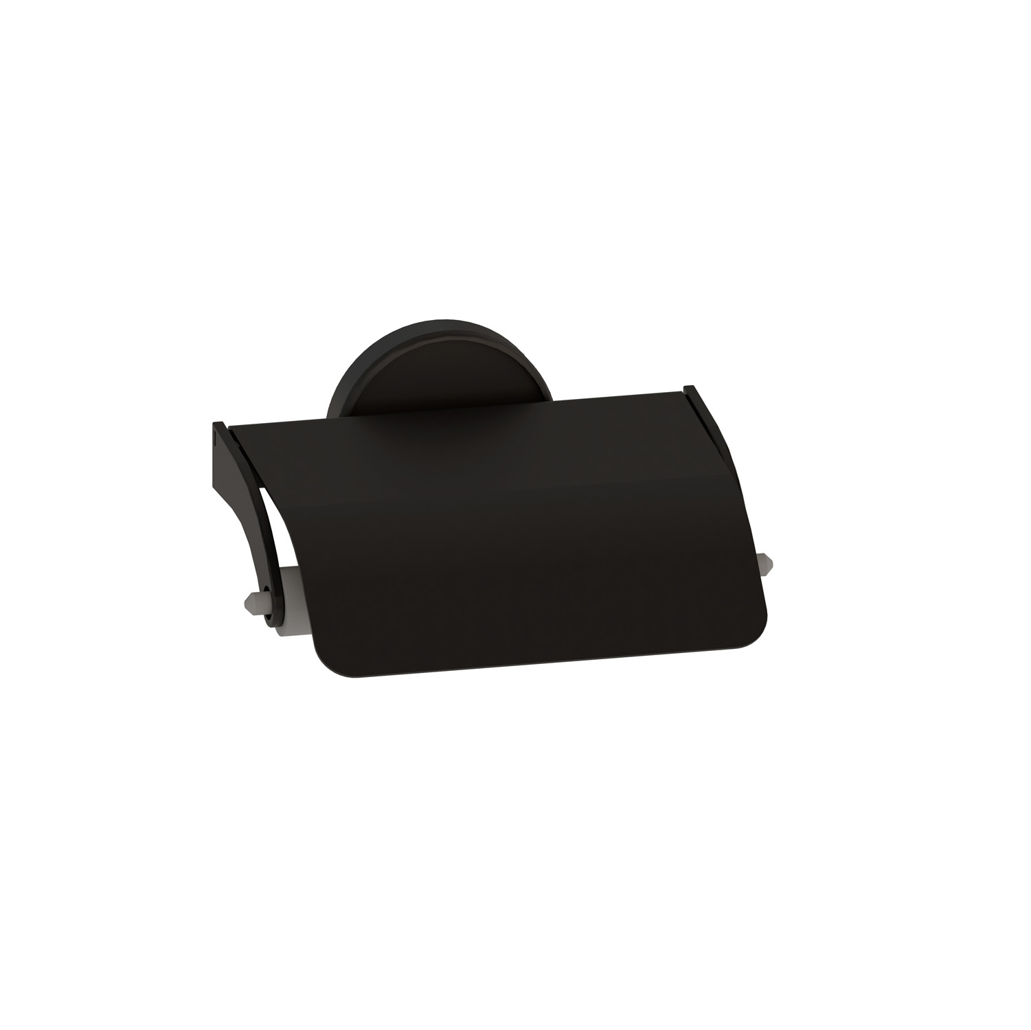 Portarrollo wc palazzo negro mate 13x7.5 cm