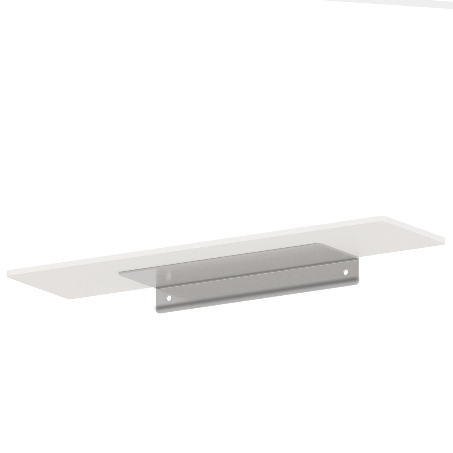 Estante para el baño de acero inoxidable plata roterdam 45x5x12cm