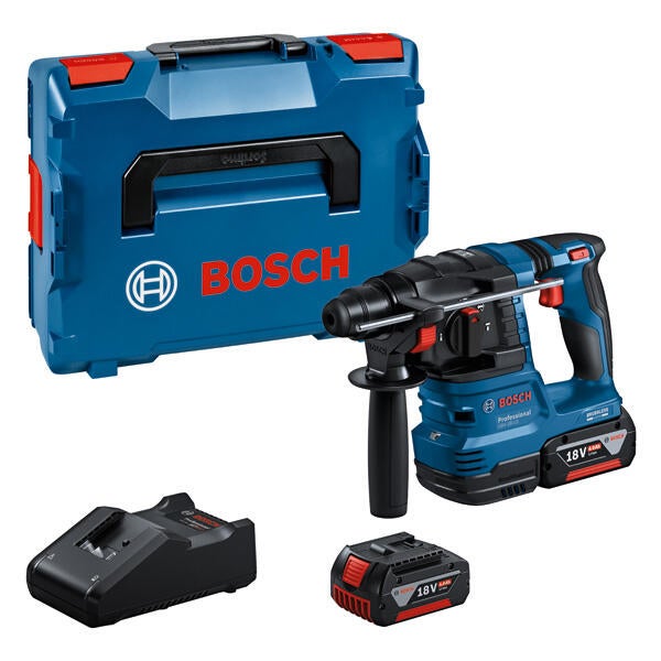 Marteau perforateur sans fil 18V BOSCH PROFESSIONAL GBH18V-22 + 2 batteries 4Ah