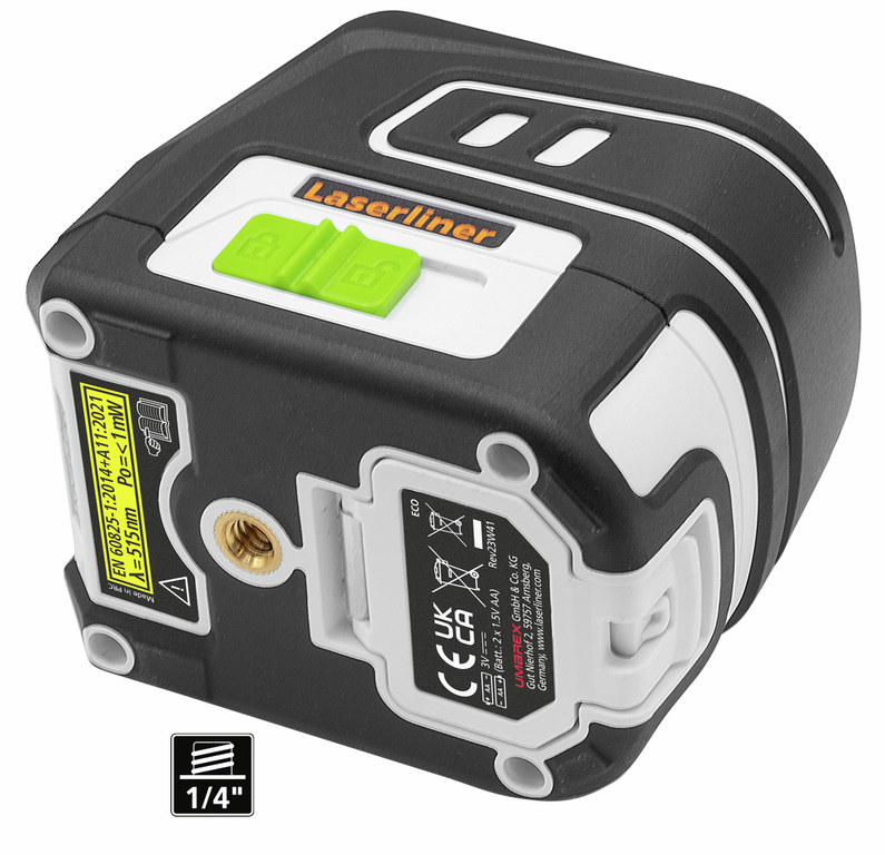 Niveau laser à croix vert LASERLINER SmartCross-Laser GX Set + pince - 5