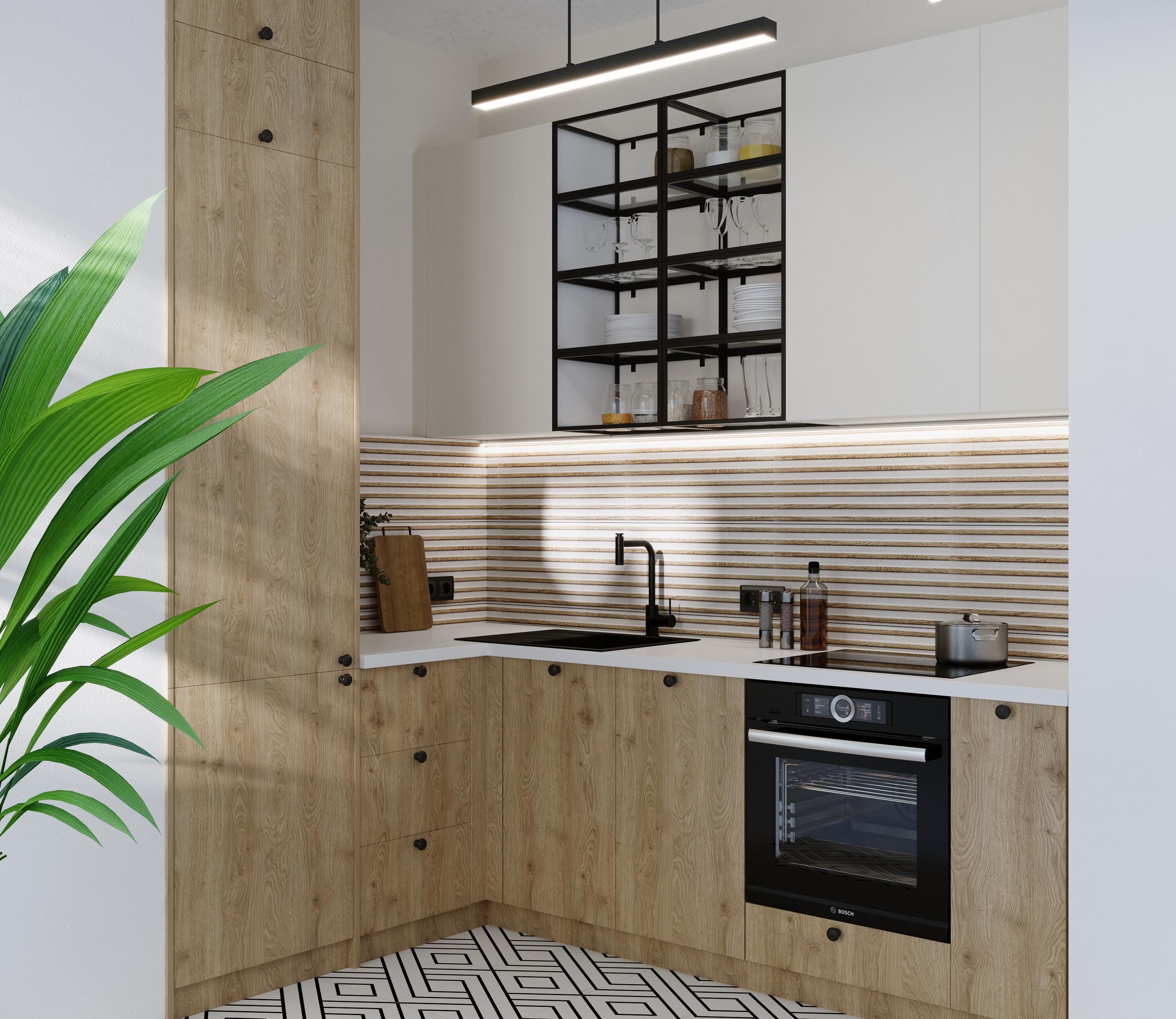 Lampa wisząca Ibros czarna 1920 lm LED - 4