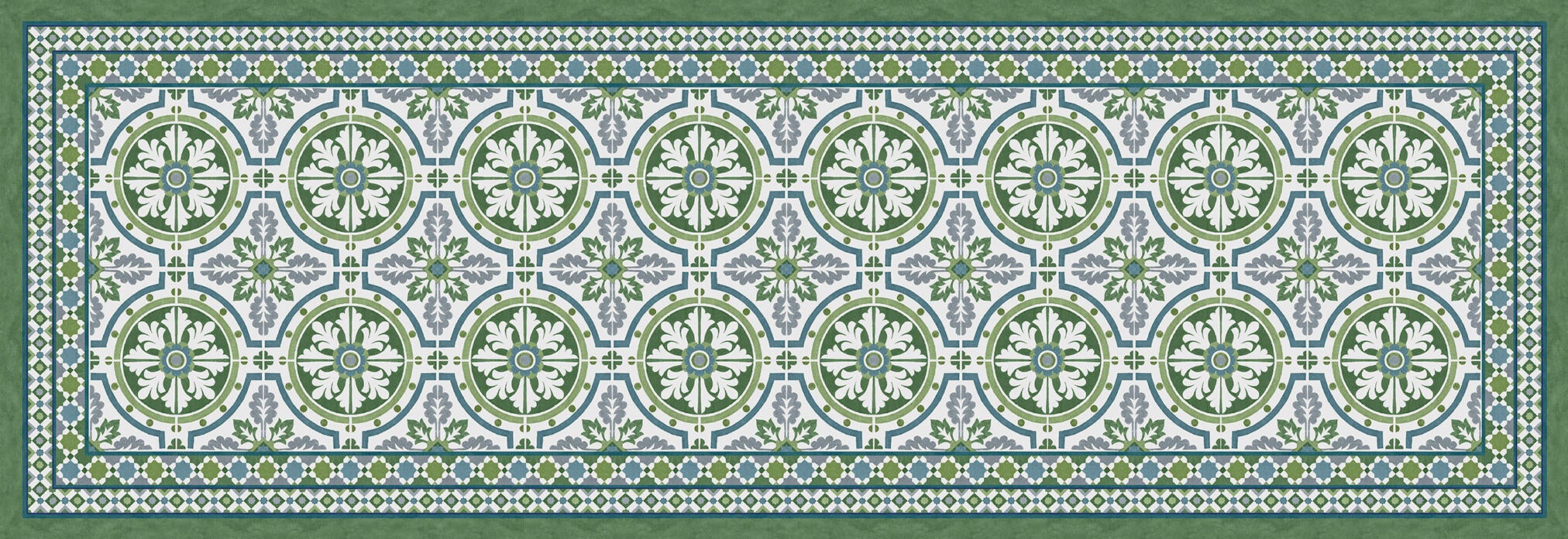 Alfombra vinílica de interior tanger 78x225 cm