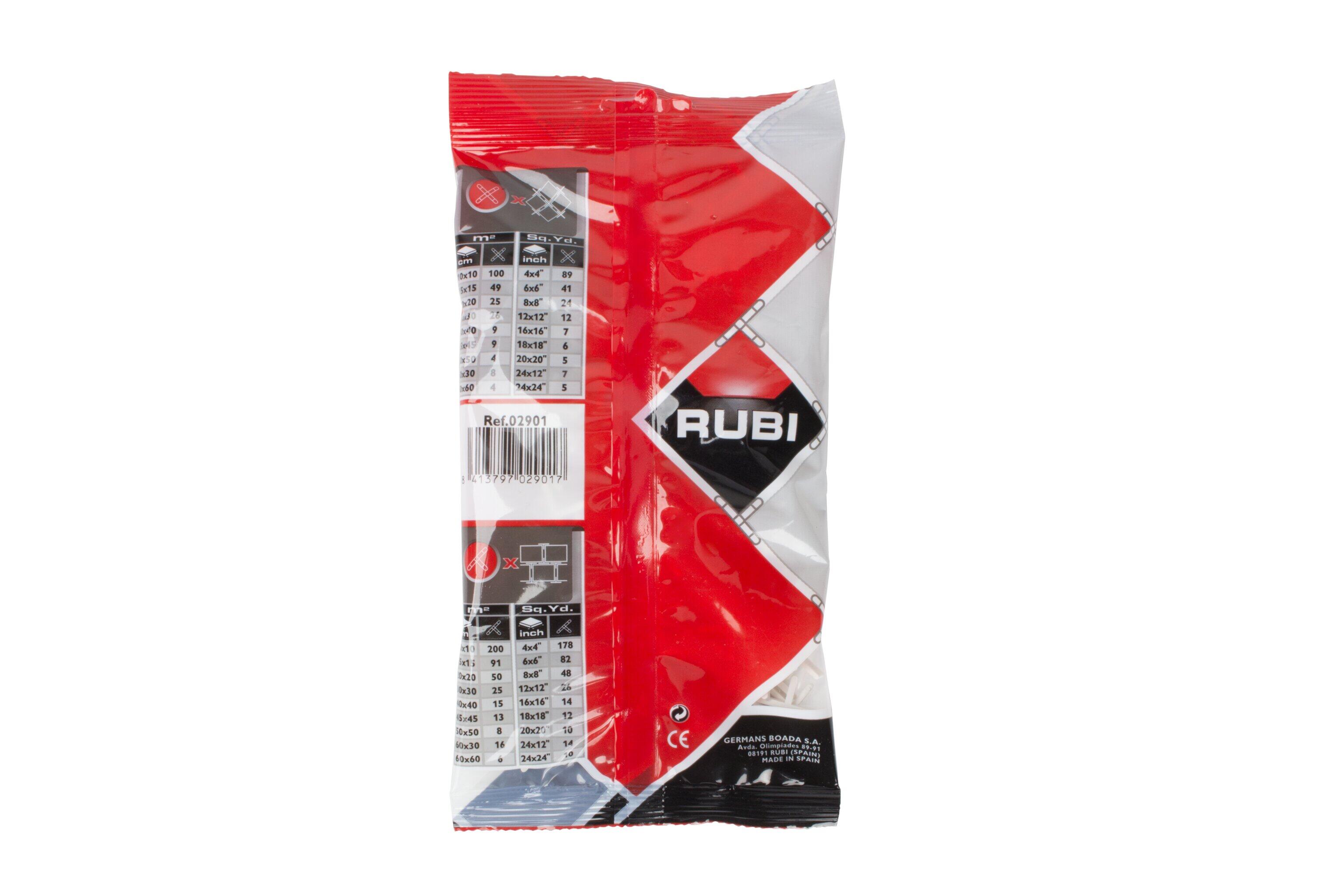 300 cruzetas para cerâmica 2 mm Rubi - 4