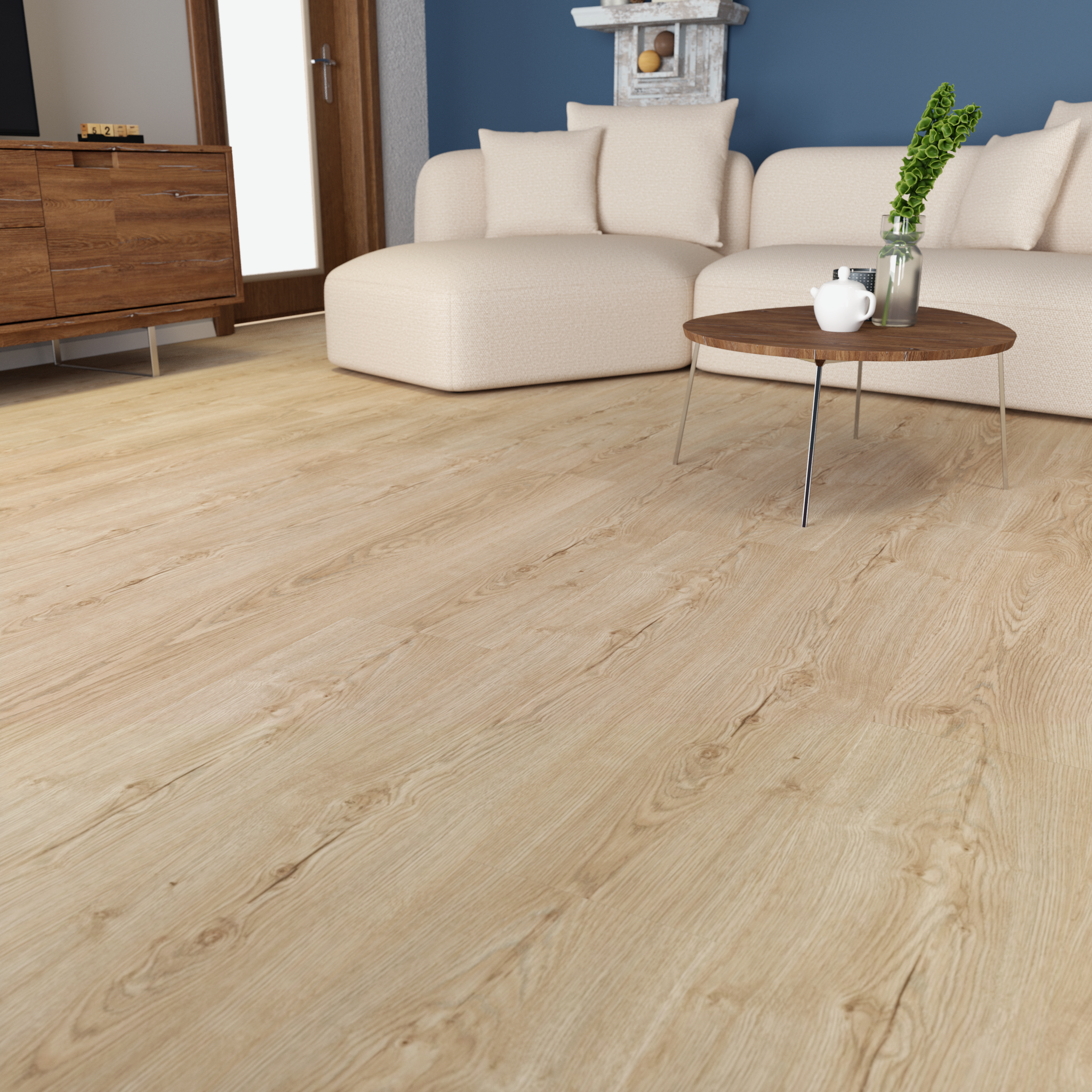 Panele podłogowe laminowane AC4 7 mm Kronospan Dąb Walter - 2