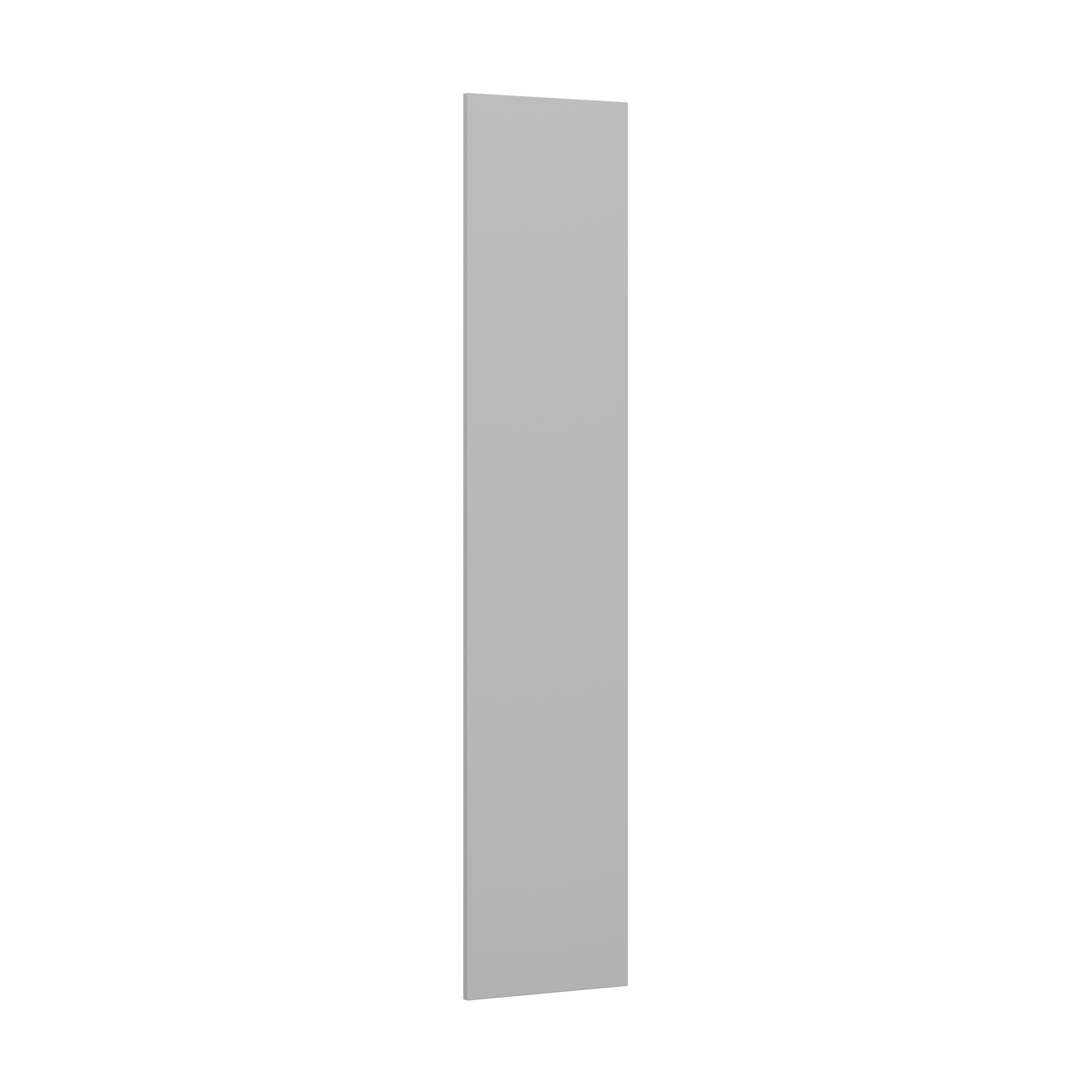 Zaślepka boczna Delos 45 x 225.6 cm szary połysk