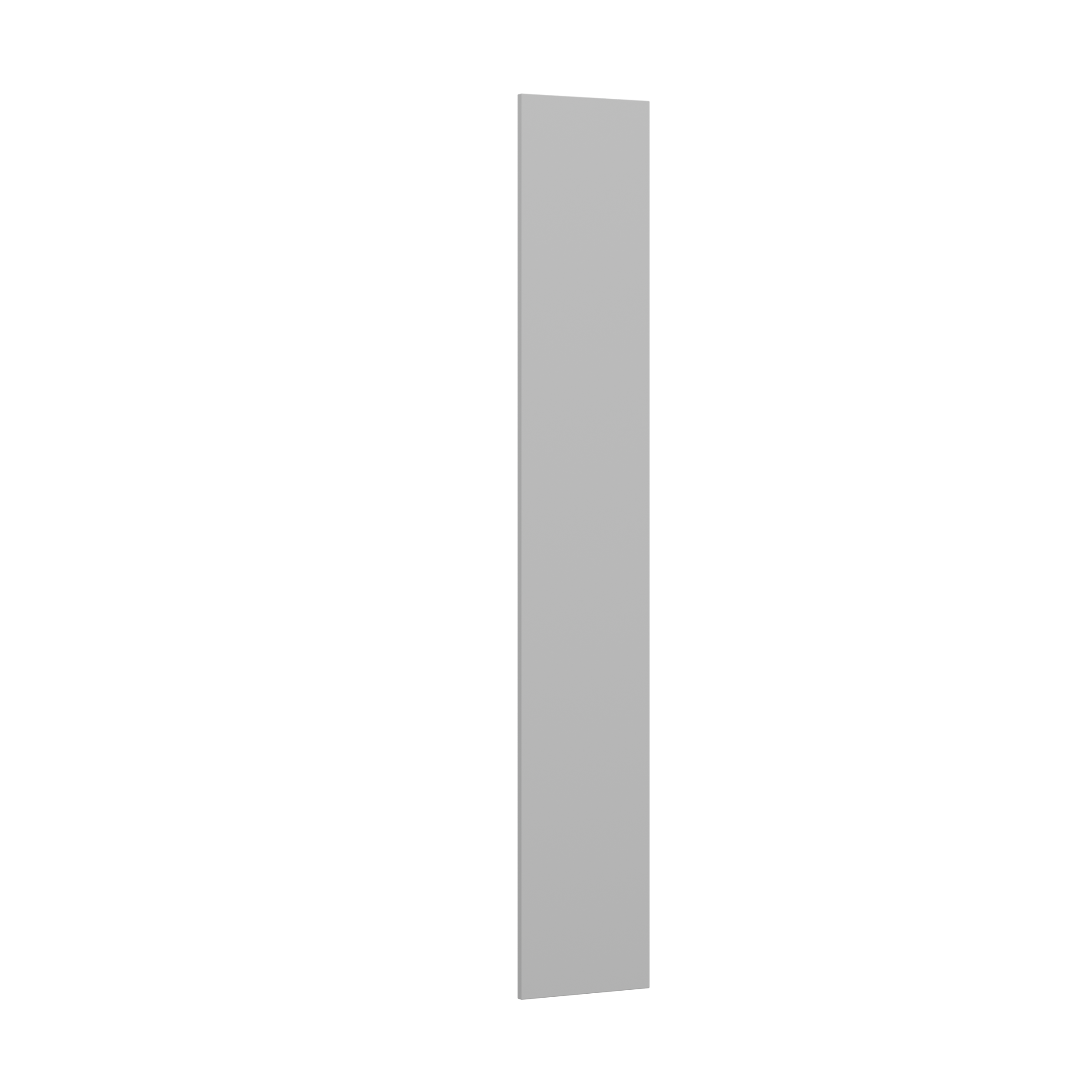 Zaślepka boczna Delos 35.6 x 225.6 cm szary połysk
