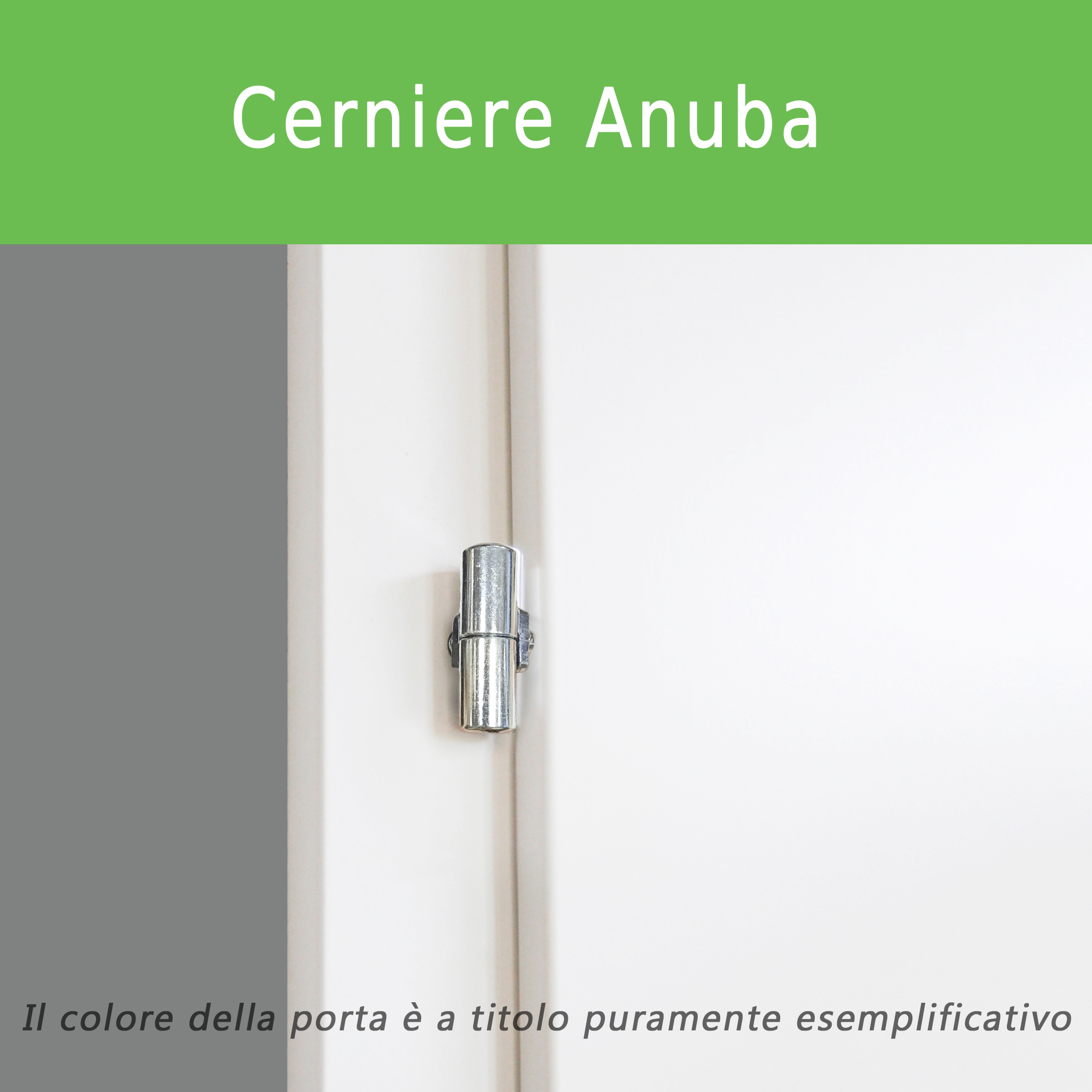 Porta interna a battente Chic in MDF di abete colore marrone, L 80 x H 210 cm, apertura reversibile - 6