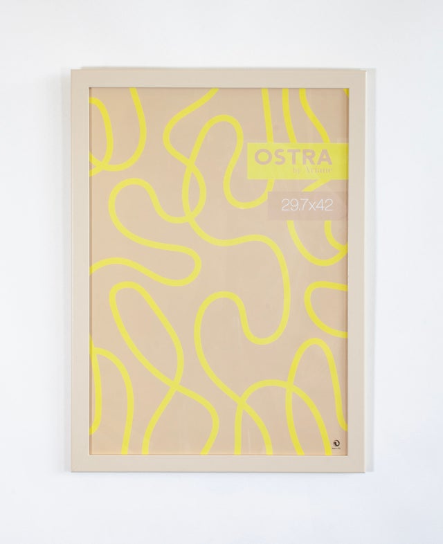 Cadre Ostra, H.42 x l.29.7 cm beige, ARIANE
