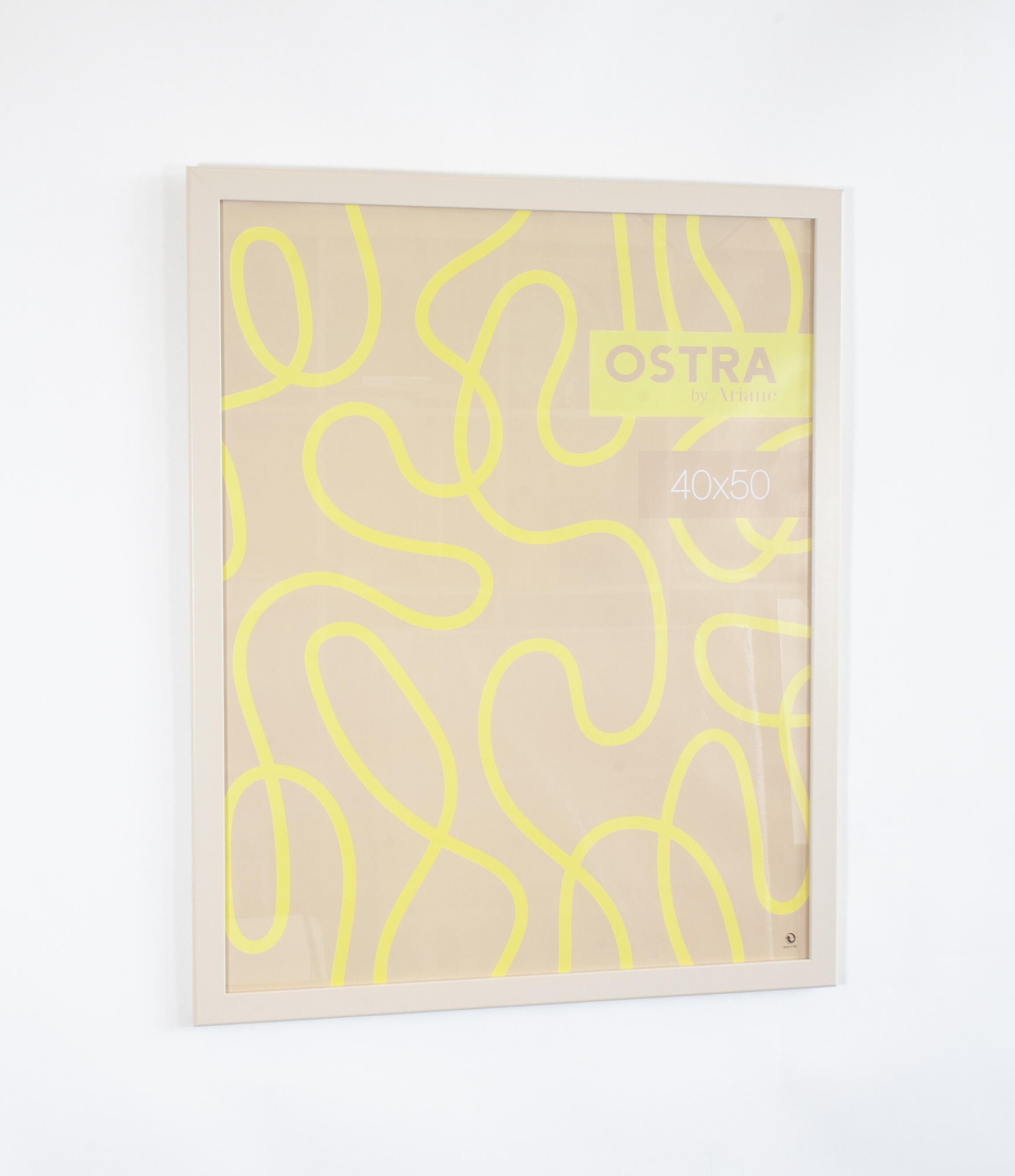 Cadre Ostra, H.50 x l.40 cm beige, ARIANE - 5