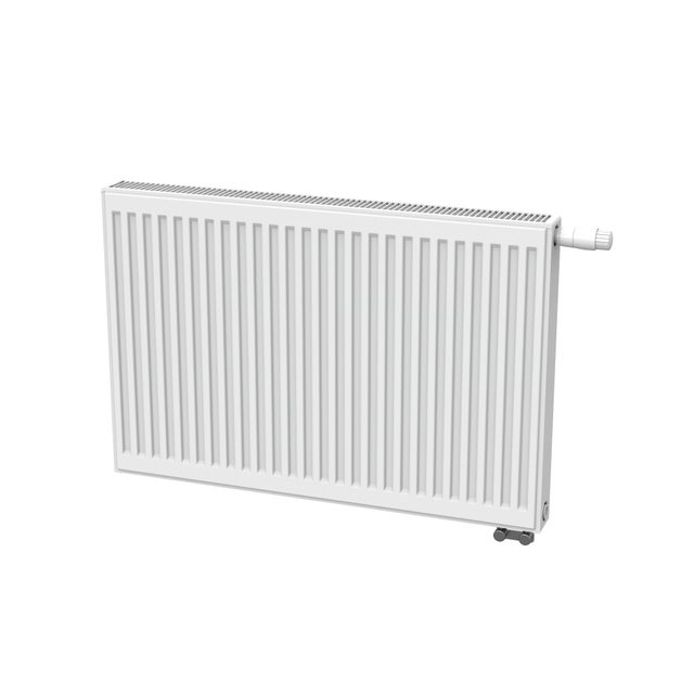 Radiateur eau chaude 1608W, l.100xH.60 cm Easy DE'LONGHI horizontal blanc
