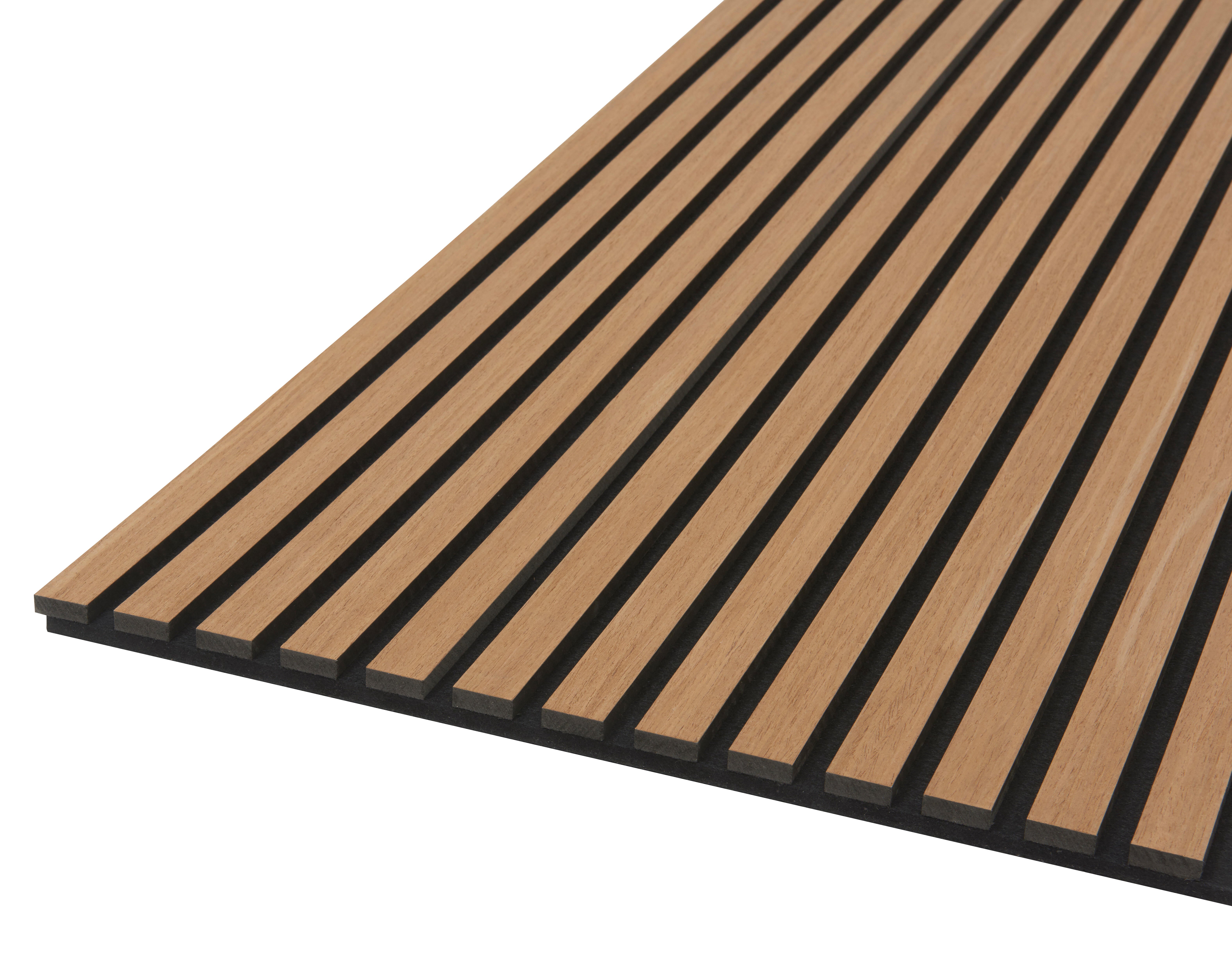 Pannello decorativo fonoassorbente Quanti FIBROTECH rovere L 244 x L 52 cm, Sp 18 mm - 7