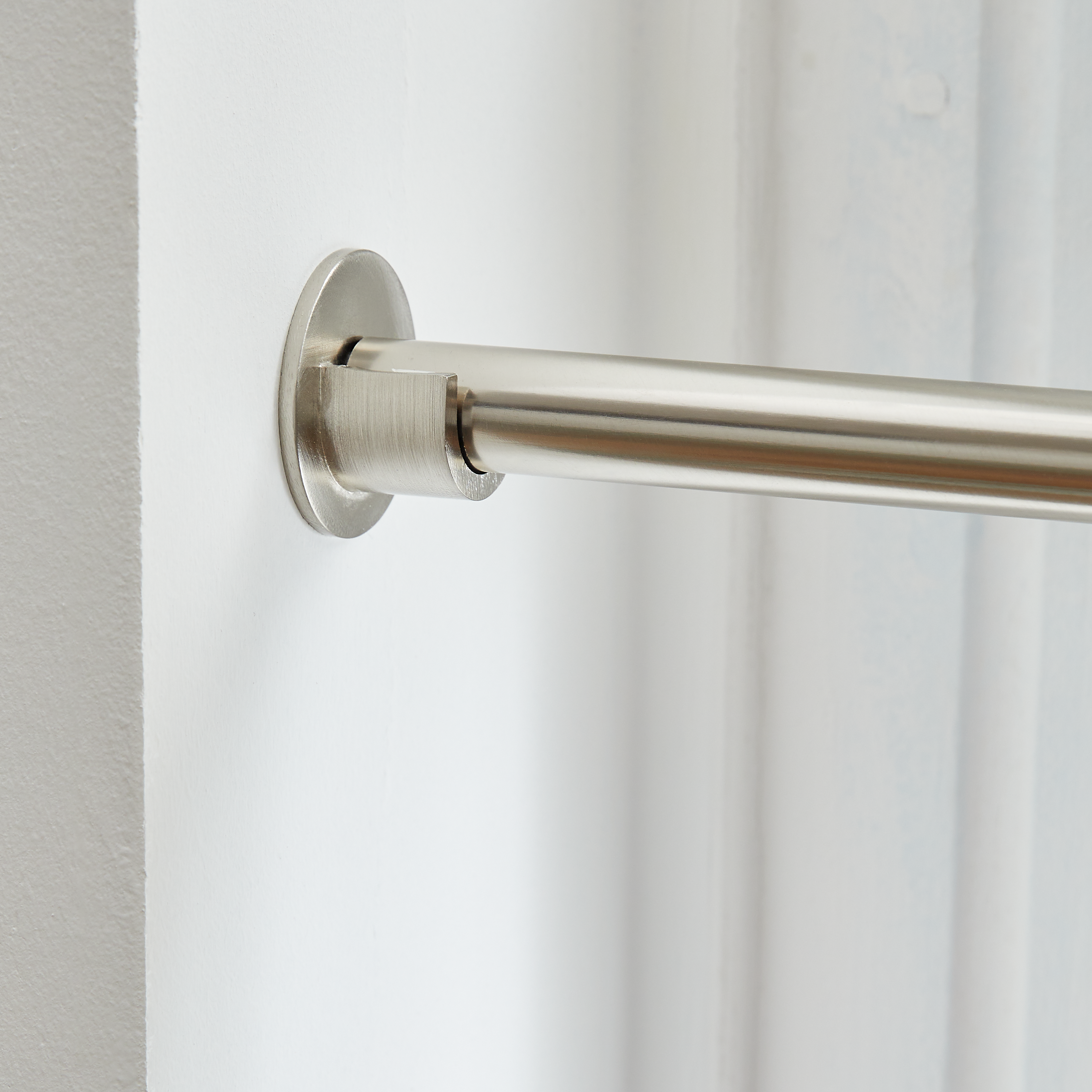 2 suportes INSPIRE EASYFIX D20CM ENTREPAREDES CROMADO MATE - 3