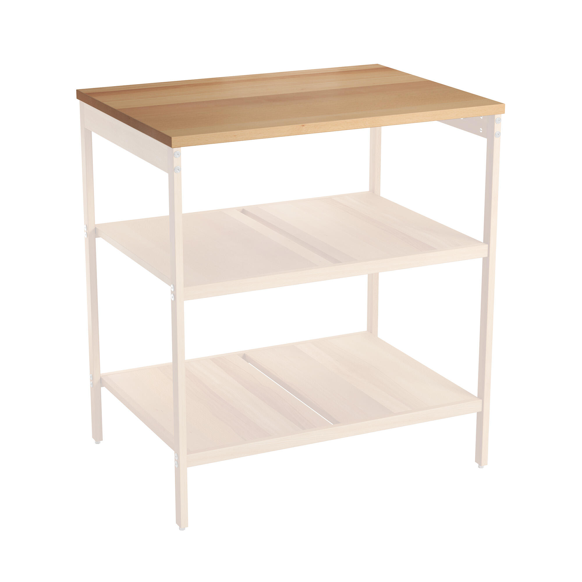 Plan îlot de cuisine bois Eleki, L.81 x P.58 x Ep.2,3 cm - 4