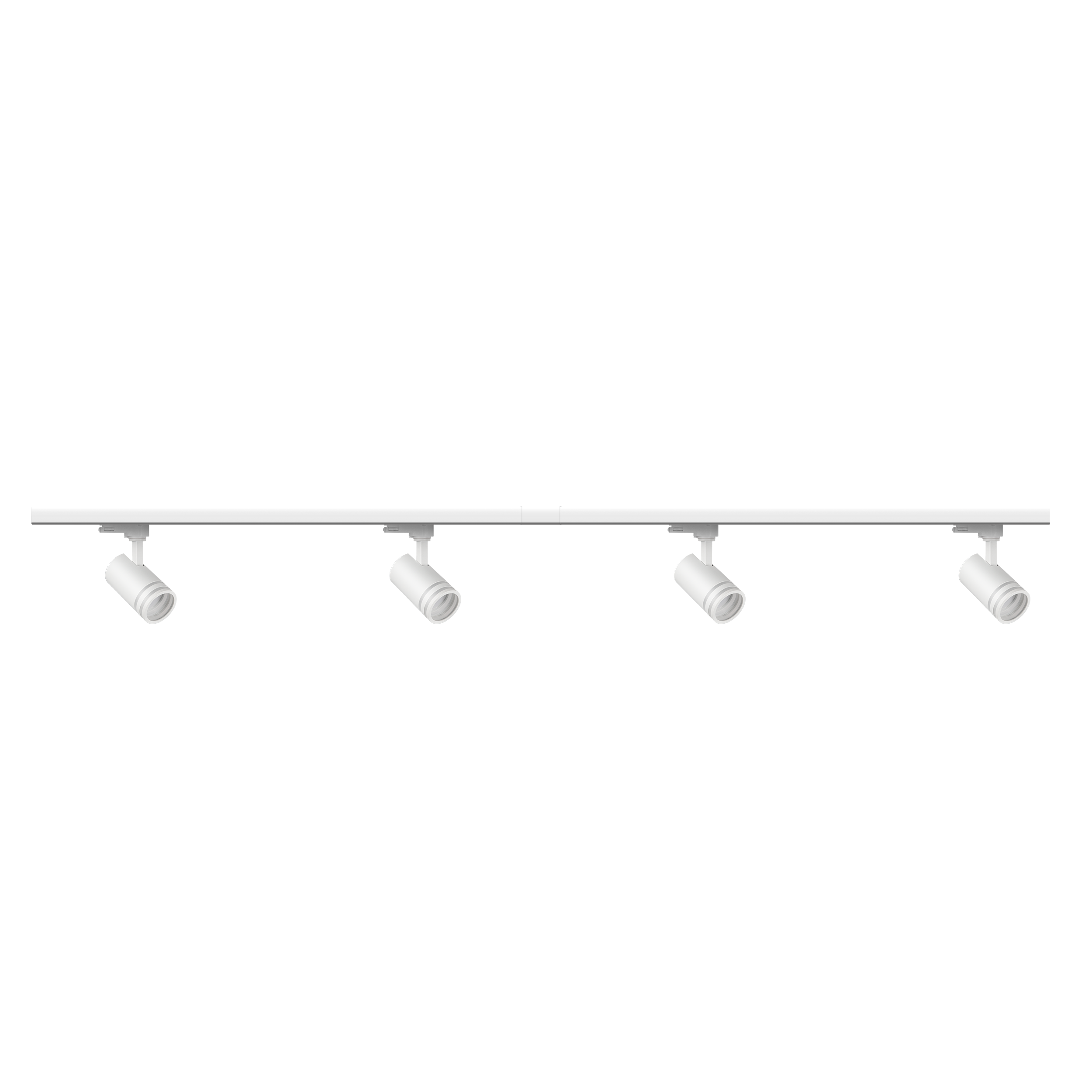 Zestaw szynowy Milano biały 4 x GU10 2 x 1 m 3F Goldlux