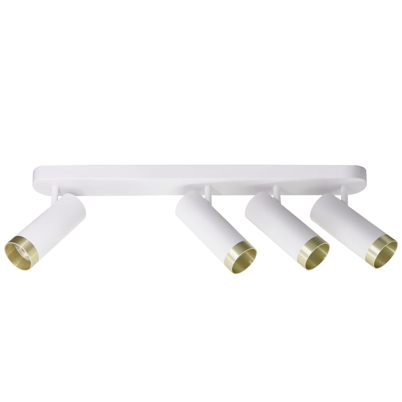 Listwa reflektorowa Fado biało-złota 4 x GU10 Goldlux