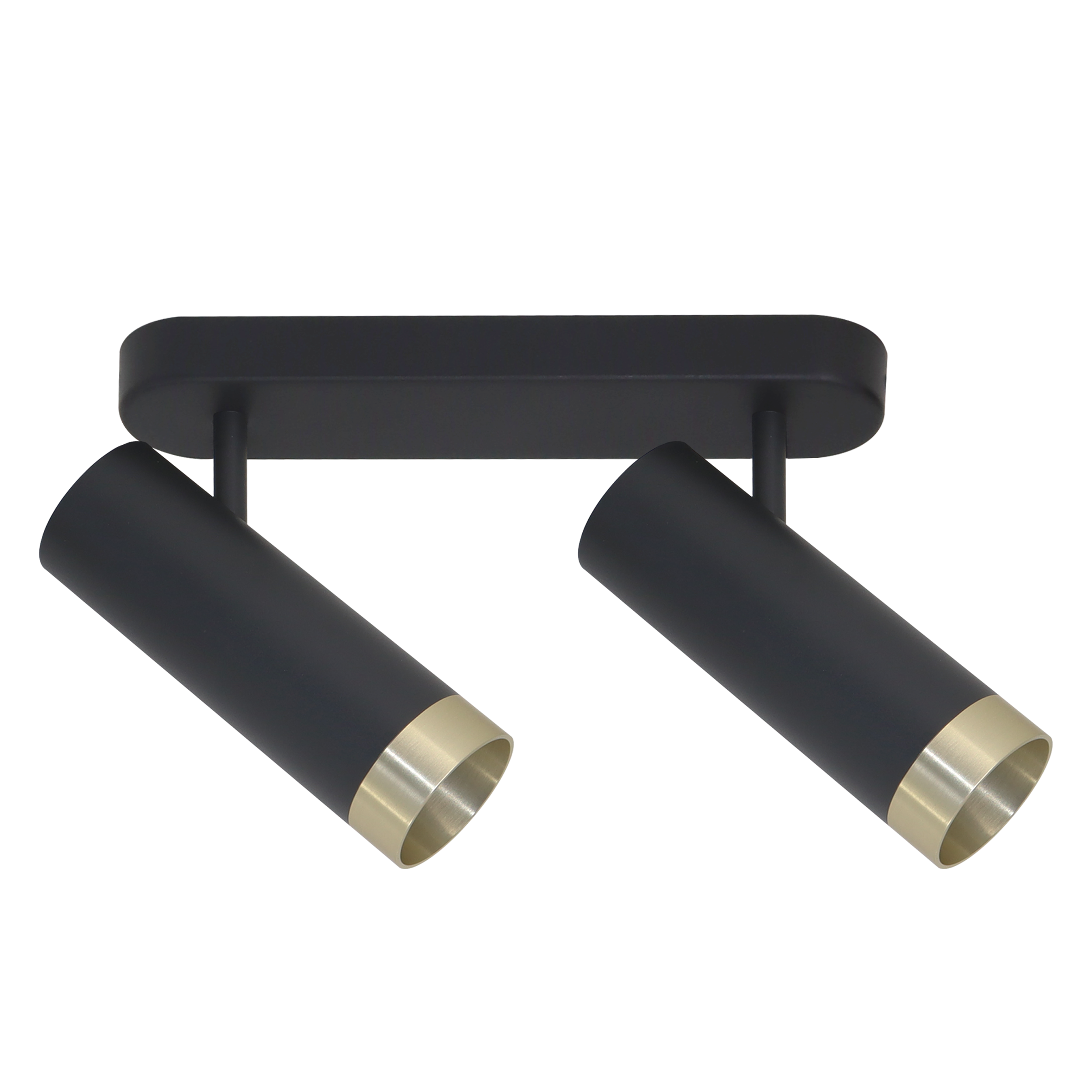 Listwa reflektorowa Fado czarno-złota 2 x GU10 Goldlux