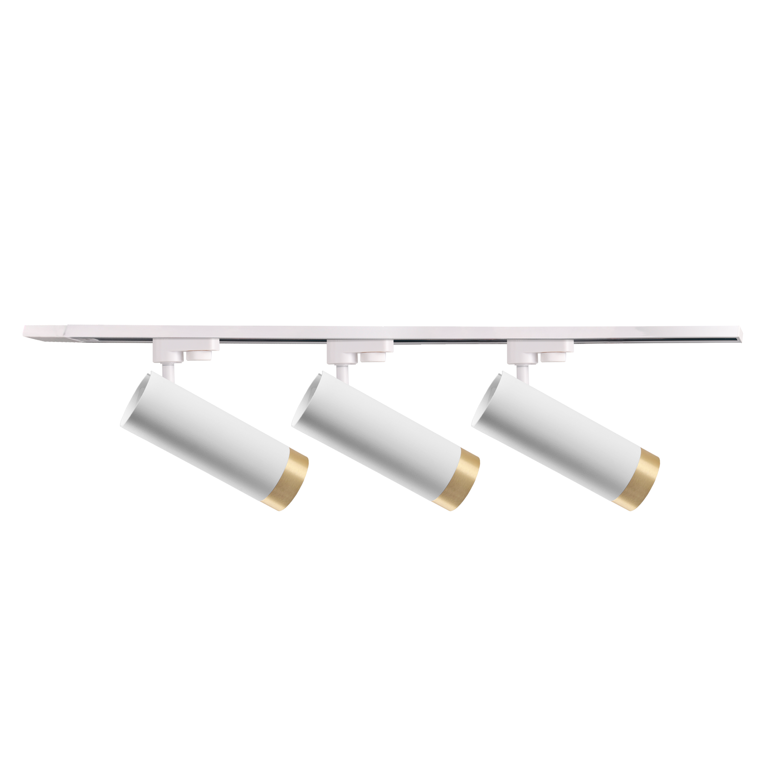 Zestaw szynowy Fado biało-złoty 3 x GU10 1 m 1F Goldlux