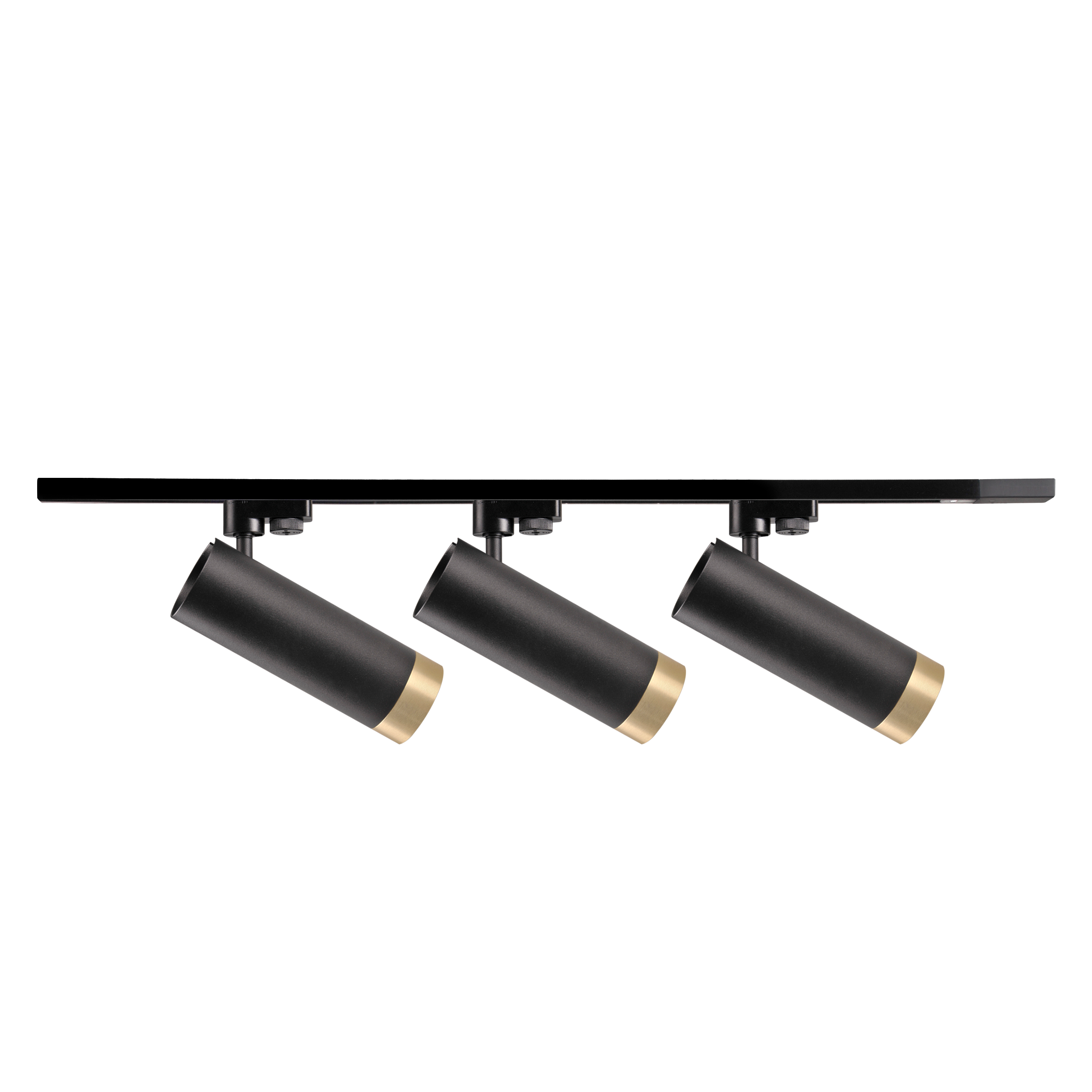 Zestaw szynowy Fado czarno-złoty 3 x GU10 1 m 1F Goldlux