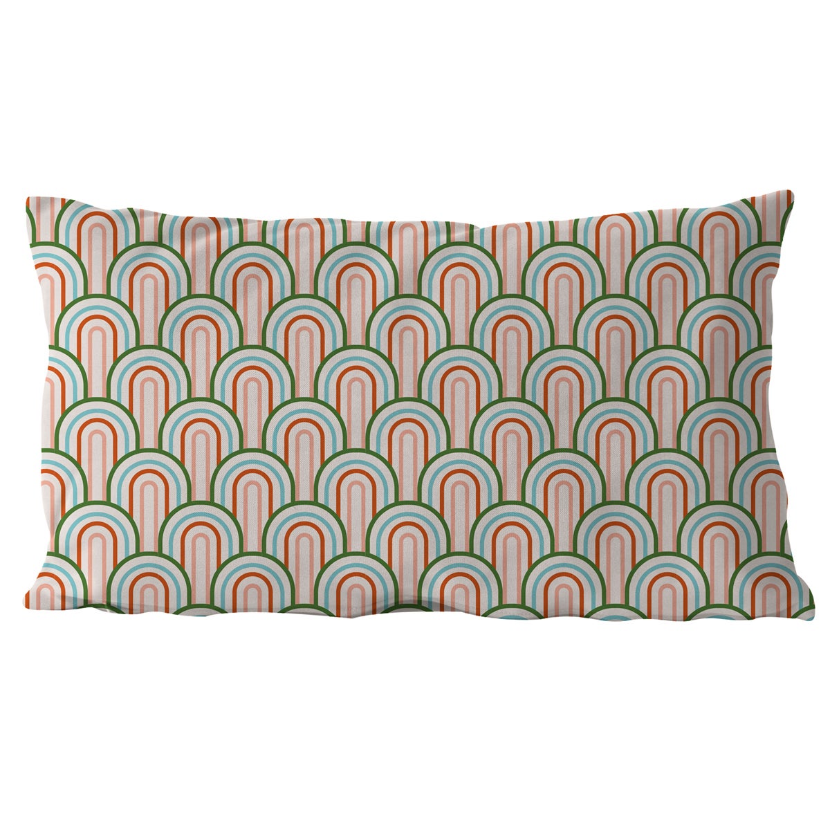 Cuscino Pre-riempito A Forma Di Arcobaleno In Velluto - 23x40 Cm, Morbido Per Cameretta - 2