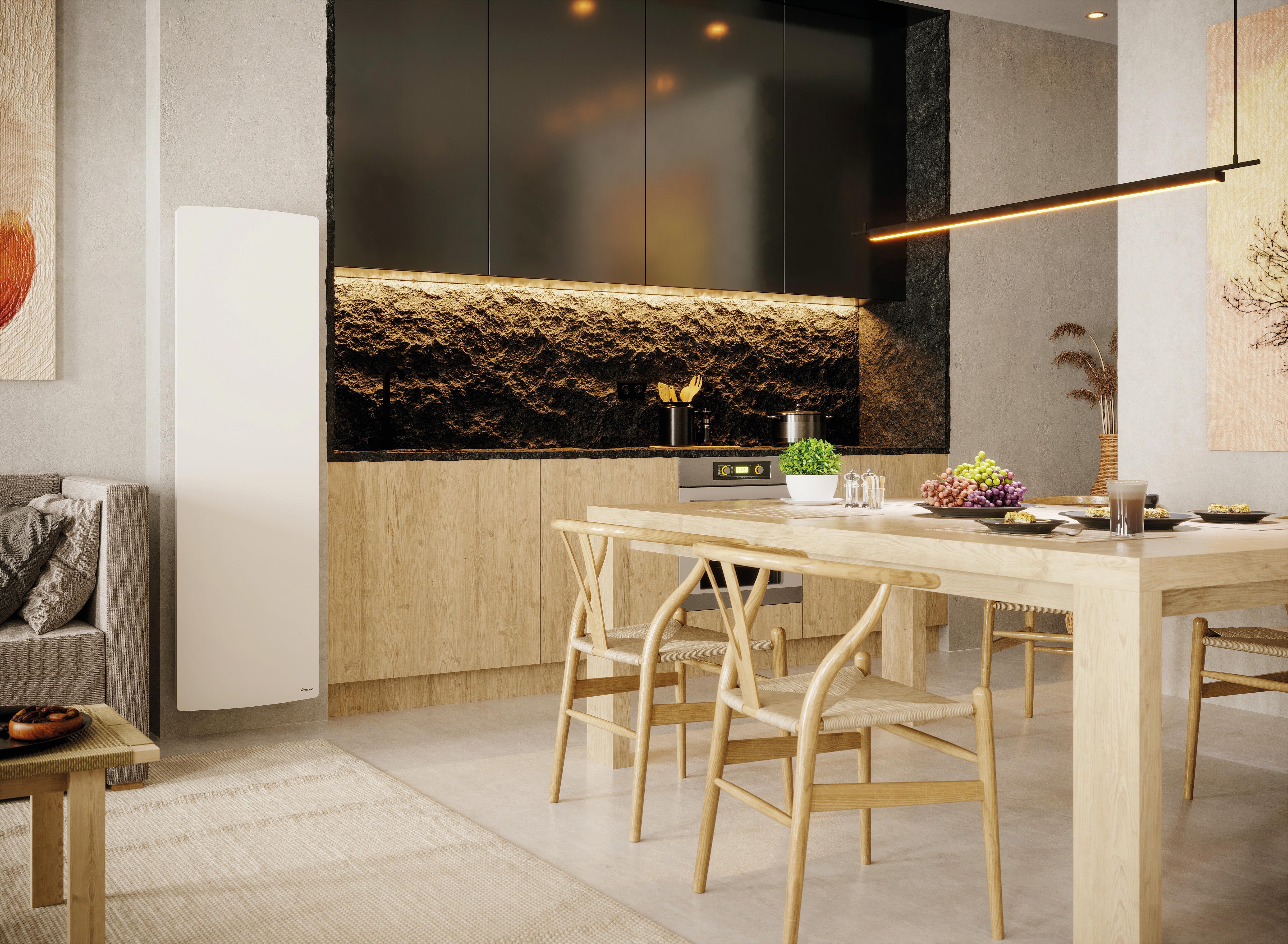 Radiateur électrique connecté à inertie sèche Tahual 2000 W SAUTER - 2